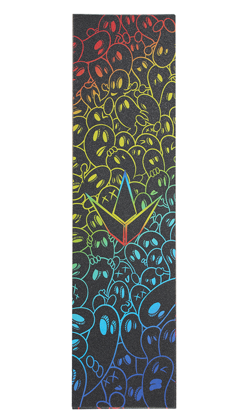 Envy Colt Scooter Grip Tape - Rainbow Color Non-Slip Deck Grip for Scooters - Perfect for Skate Parks, Street Riding & Scooter Tricks