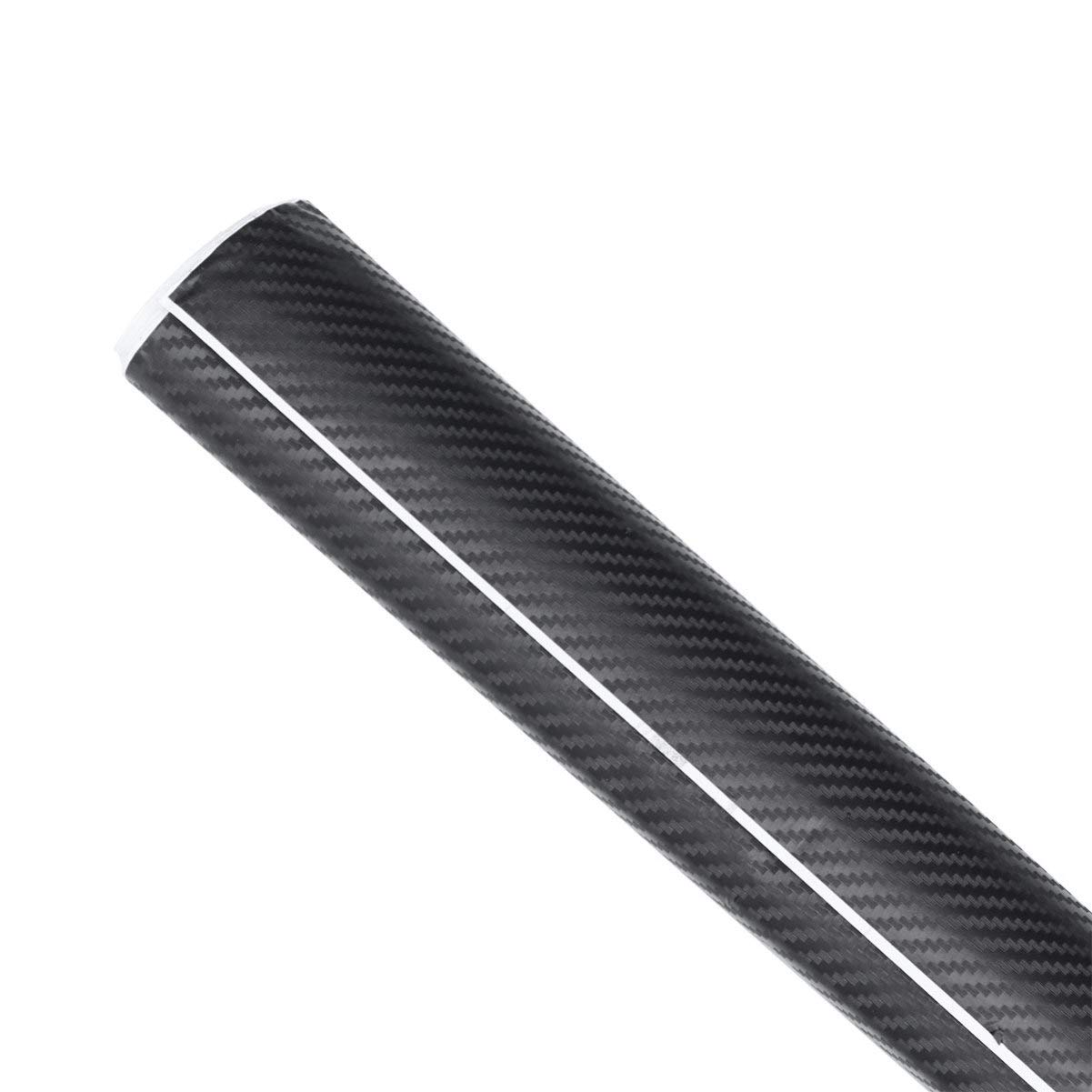 3D Carbon Fiber Vinyl Car Wrap - DIY Auto Sticker for Cars & Trucks