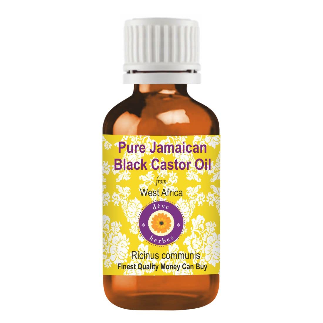 Pure Jamaican Black Castor Oil (Ricinus communis) - 100% Natural Therapeutic Grade Hair Growth Treatment - 10ml Bottle for Thicker Hair, Stronger Eyelashes & Healthy Scalp - Perfect for Natural Hair Care & DIY Beauty Recipes