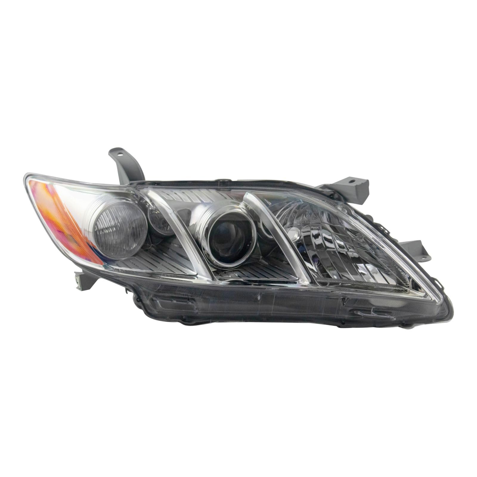 2007-2009 Toyota Camry Headlight Assembly Set - Driver & Passenger Side Replacement Headlights (TO2518105 TO2519105) - Perfect for Night Driving & Foggy Conditions