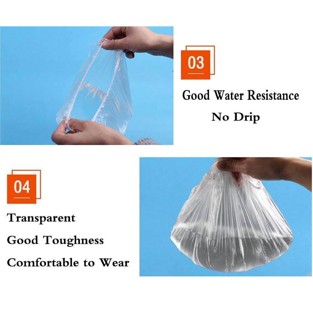 Disposable Shower Caps for Women & Men - 20 Pack Thickened Elastic Bath Caps for Hair Protection, Spa, Salon, and Travel - Waterproof & Reusable Shower Cap Set