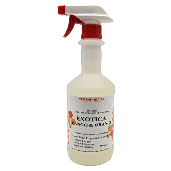 Exotica Mango and Orange Air Freshener - Strong Long Lasting Scent for Home, Car & Office | Natural Fruit Aroma for Fresh Indoor Spaces