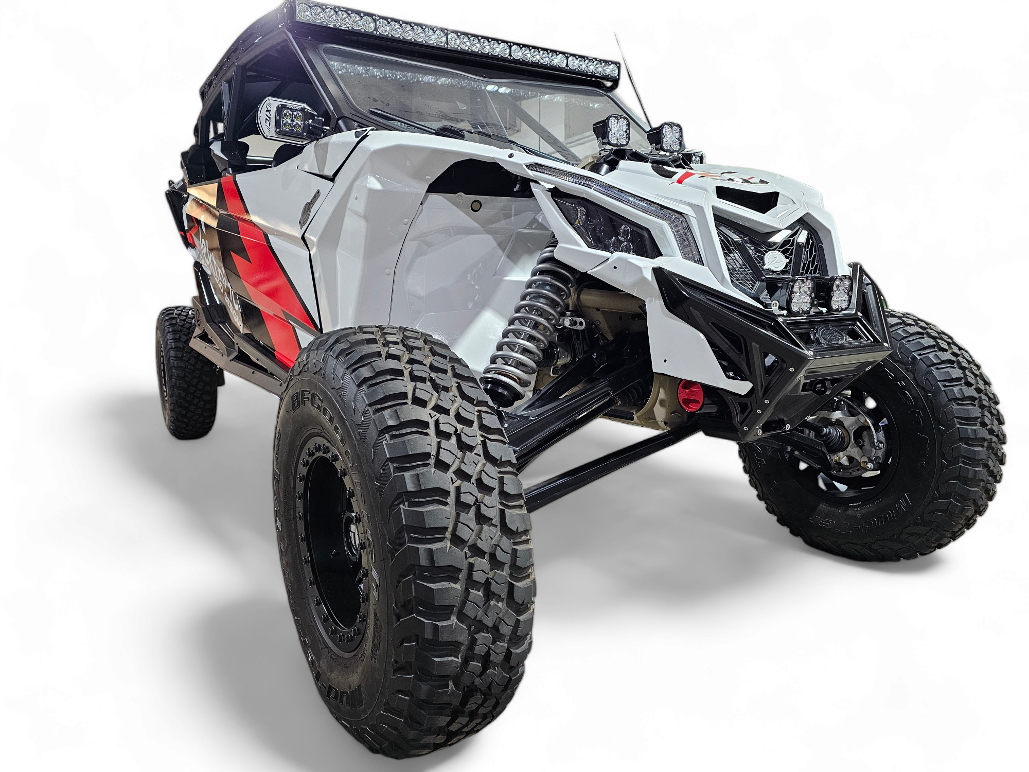 Can Am X3 Maverick Front Winch Bumper (2017-Present) - Black Anodized Billet Aluminum FWB210035 | Off-Road & Trail Riding Accessory