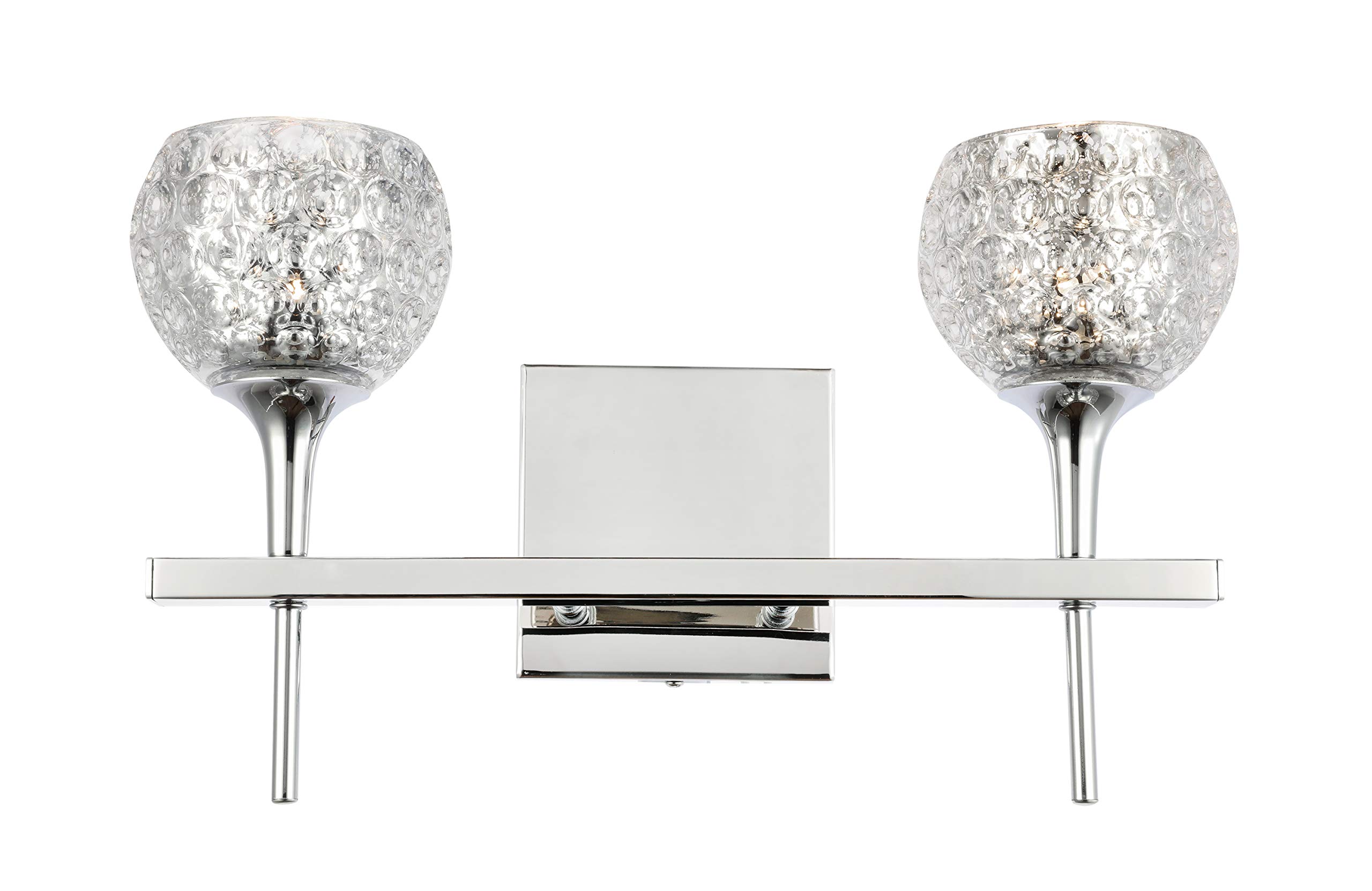 20852CHRLE-C00514 Chrome Bathroom Faucet - Sleek Modern Design for Sink, Vanity, and Bathtub