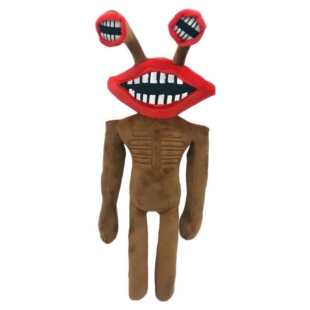 Siren Head Plush Toy - Cute Cartoon Dog, Cat & Rabbit Stuffed Animals for Home Decor, Party Favors, Birthday Gifts (Big Mouth Design) - Perfect for Halloween Decorations, Kids Room & Collectors