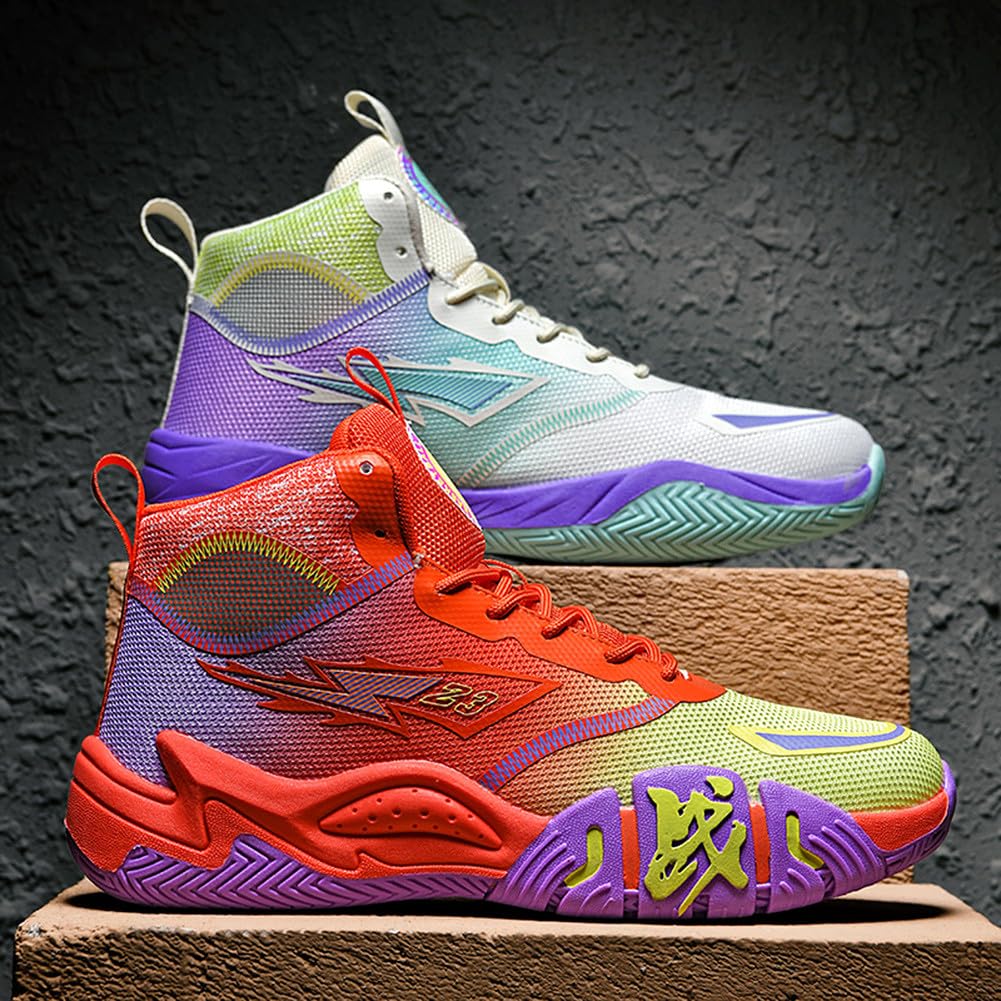 YAXE Unisex High Top Sneakers - Breathable Running, Tennis & Basketball Shoes for Men & Women | Gym, Workout & Casual Wear