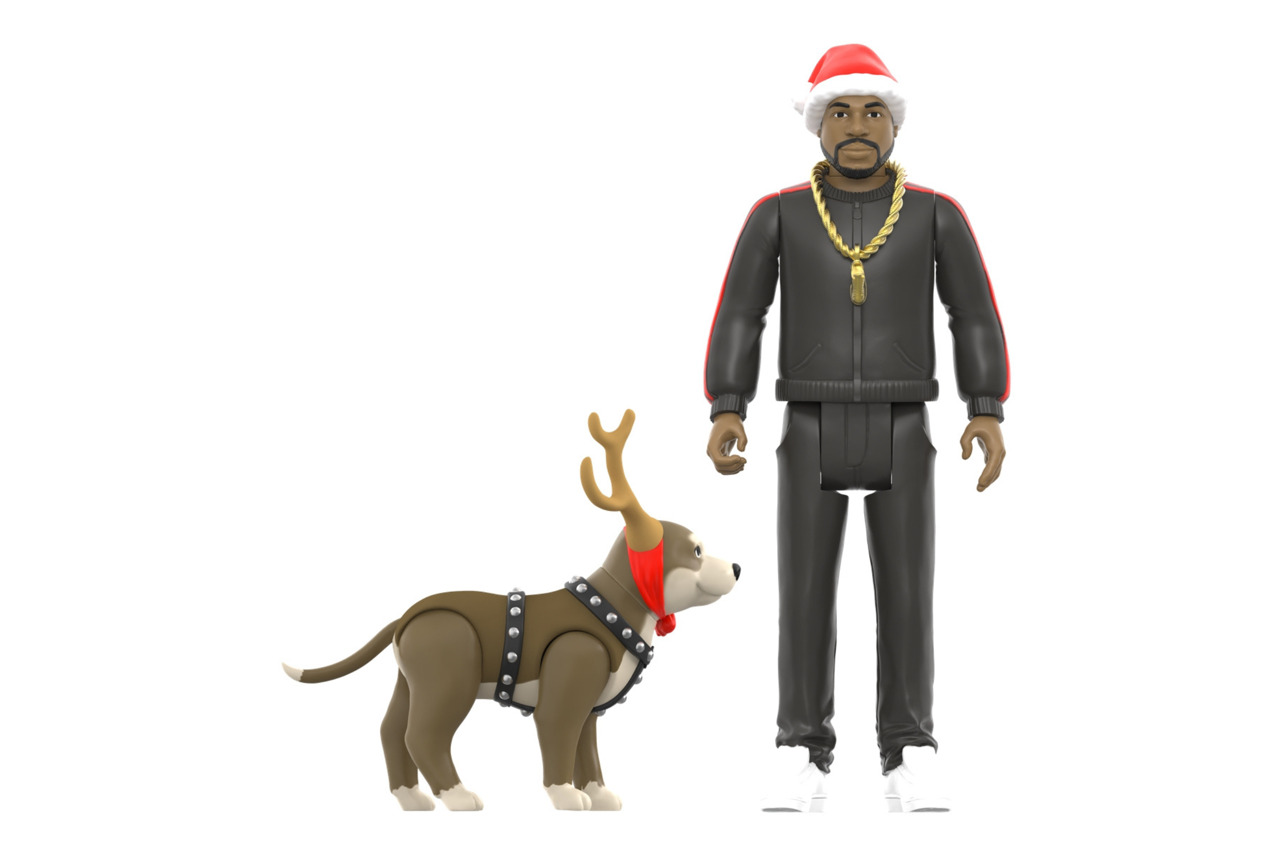 RUN DMC Holiday ReAction Figures Set - 3.75 Inch Collectible Vinyl Figures (3-Pack) - Perfect for Hip-Hop Fans, Music Collectors, and Holiday Gift Giving