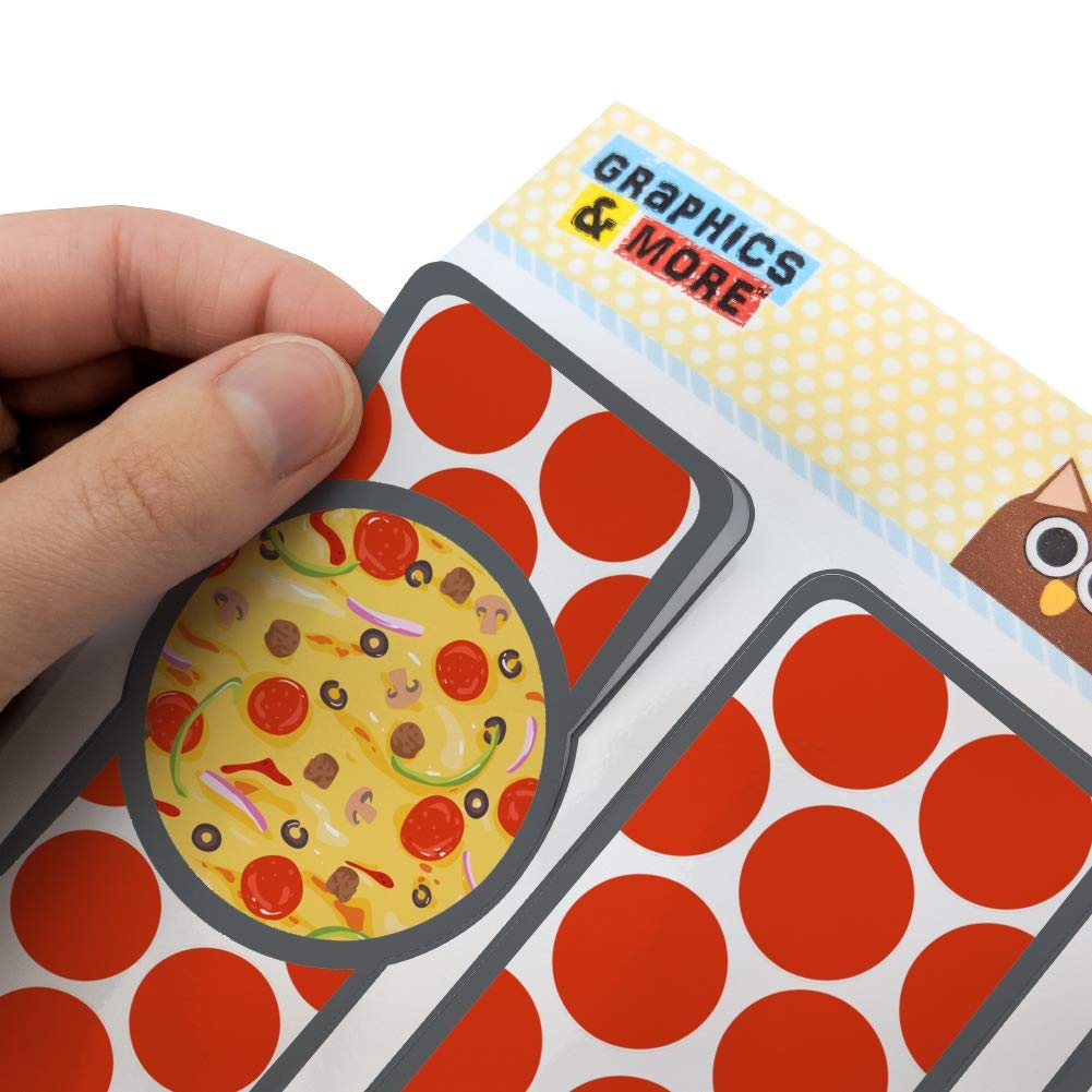 Premium Combination Pizza Pattern Bookmarks - Set of 3 Glossy Laminated Bookmarkers with Pepperoni, Olives & Onions Design | Perfect Gift for Pizza Lovers, Bookworms & Office Supplies