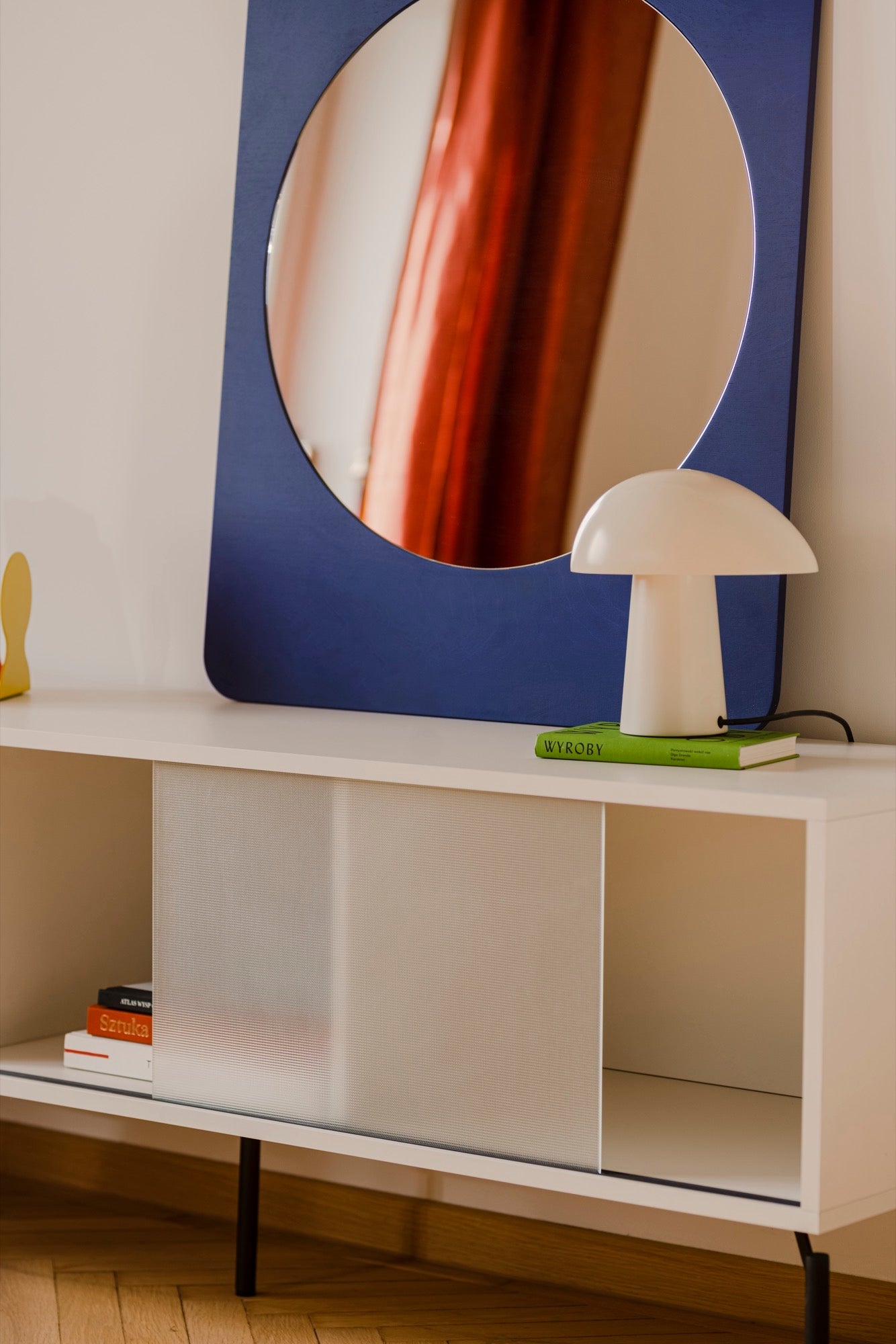 Blueberry Pie Mirror by Aku - Elegant Home Decor for Bathroom, Bedroom & Vanity | Perfect for Makeup & Self-Care Routine
