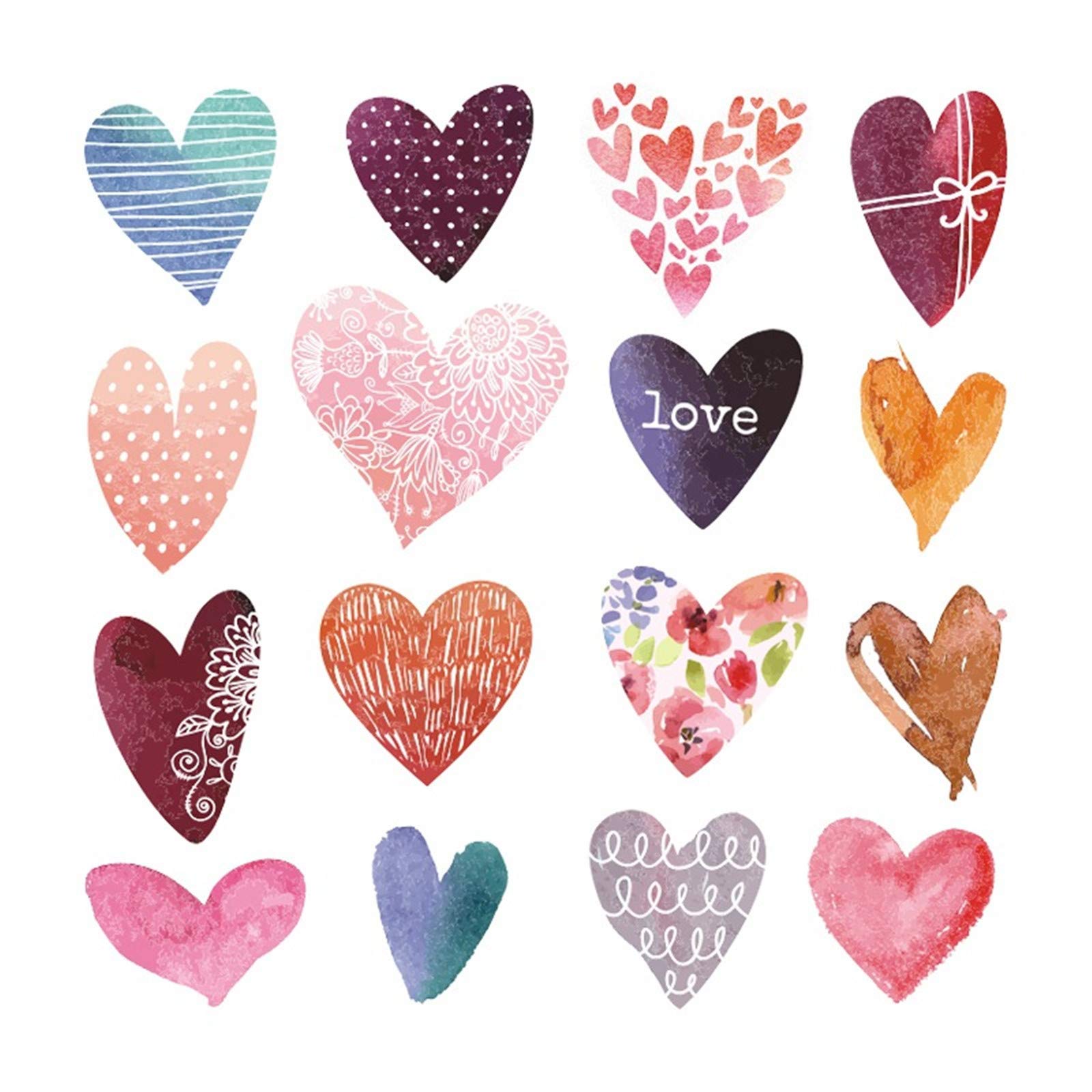 TONGHANG Valentine's Day Wall & Window Stickers - Heart Love Decals for Home, Family, Fridge & Glass Decor | Perfect for Romantic Home Decor, Party Decorations & DIY Gift Wrapping