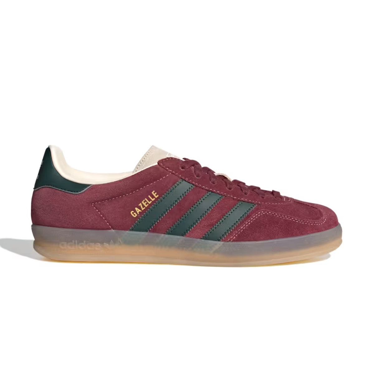 Gazelle Indoor Running Shoes for Men & Women - Shadow Red & Shadow Green - Lightweight Comfort for Gym, Jogging, and Casual Wear