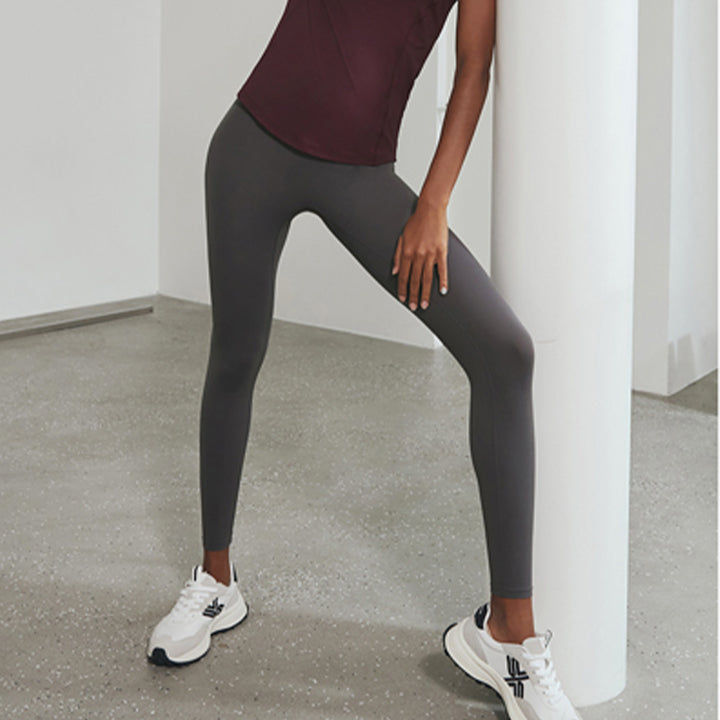Black Label 300N Ultra Lightweight Yoga Leggings for Women - High Waist Tummy Control Workout Pants for Running, Gym & Lounge