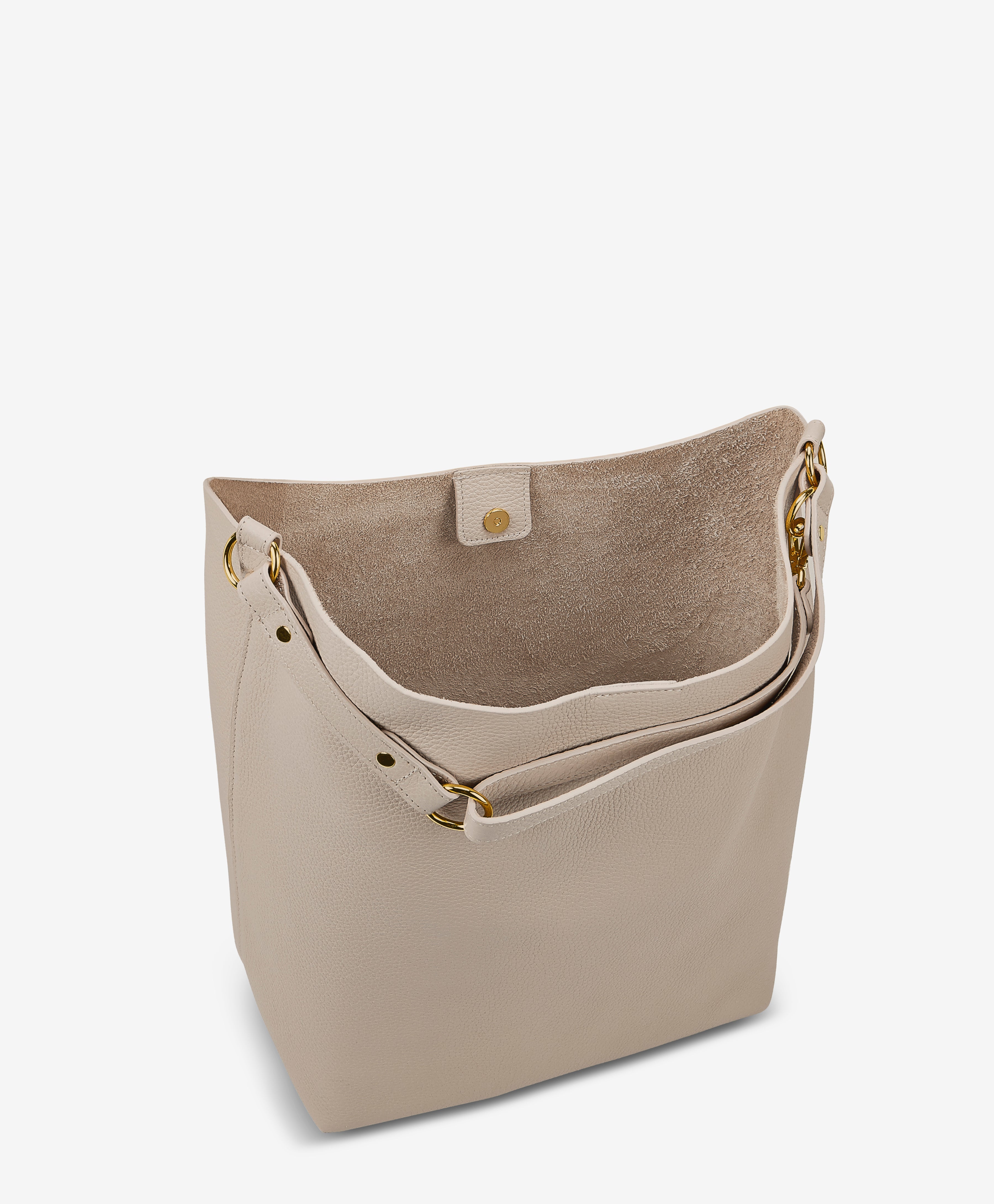 Addison Hobo Handbag - Premium Pebble Grain Leather in Beechwood Brown | Stylish & Durable Women's Shoulder Bag for Work, Travel & Everyday Use