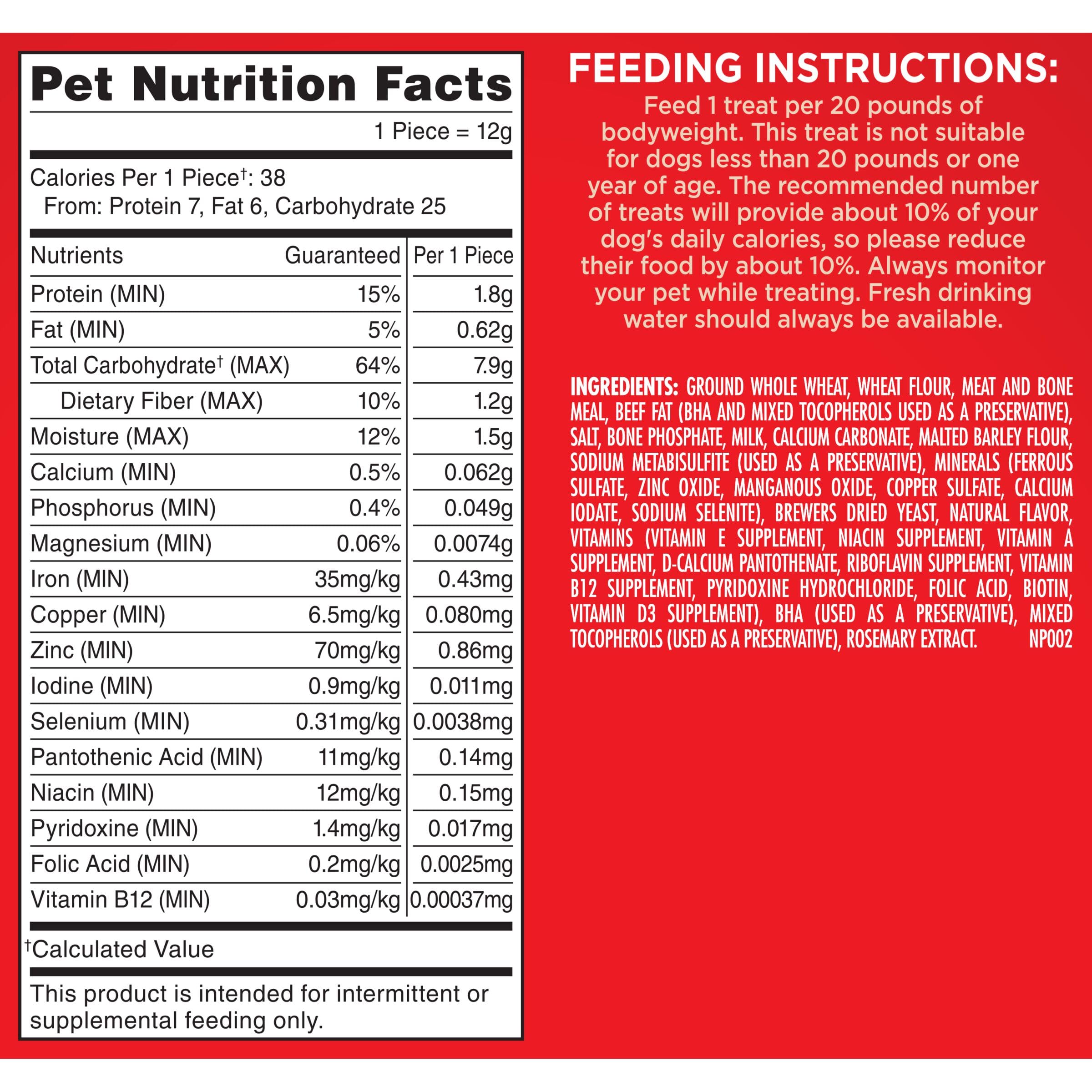 Milk-Bone Original Dog Treats for Medium Dogs - 24oz Crunchy Biscuits, Healthy Dental Care Snacks - Perfect for Training Rewards & Daily Treats (Packaging May Vary)
