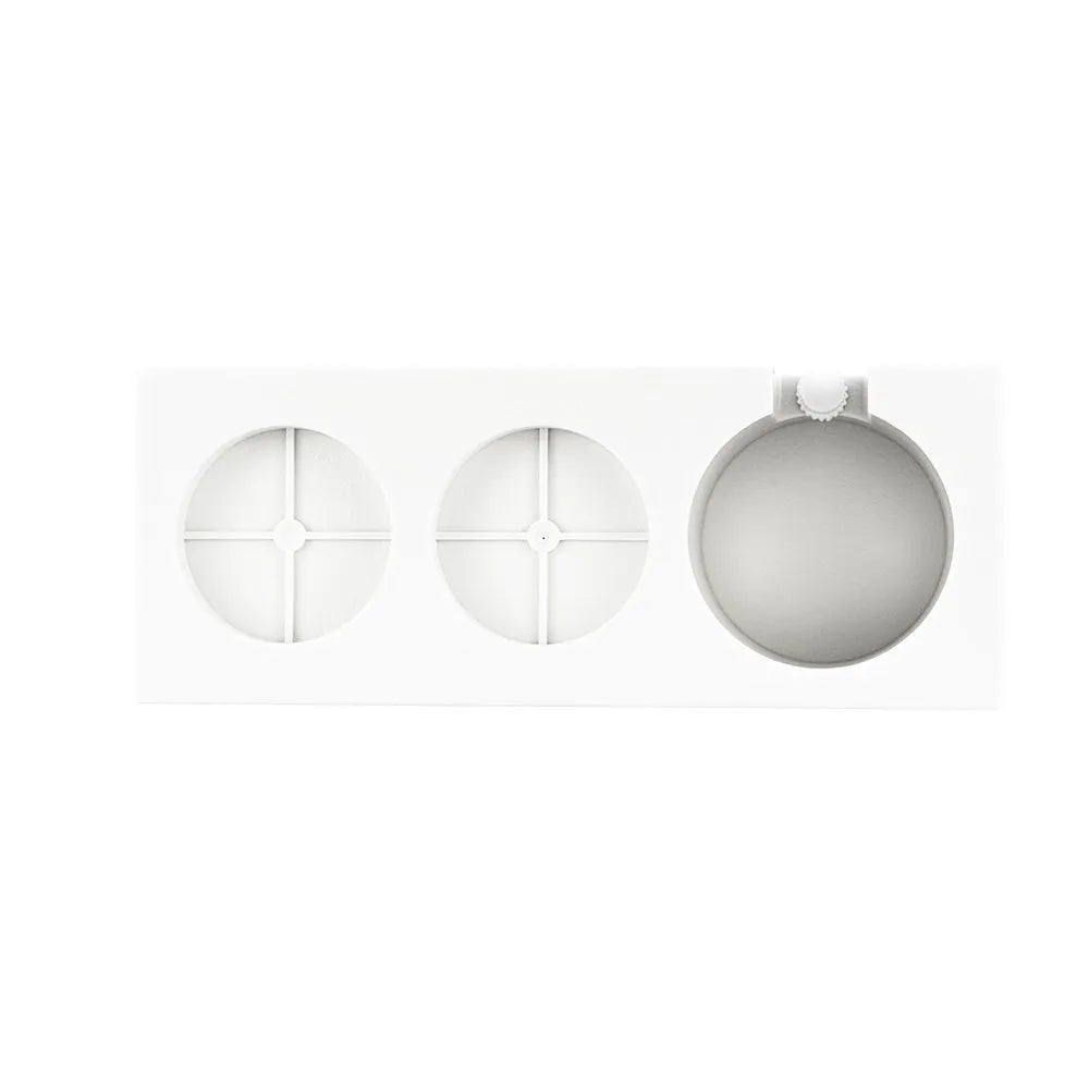 I.XXI Coffee Station Tool Holder - Compatible with 53mm & 58mm Portafilters - White - Perfect for Espresso Bars & Home Coffee Stations