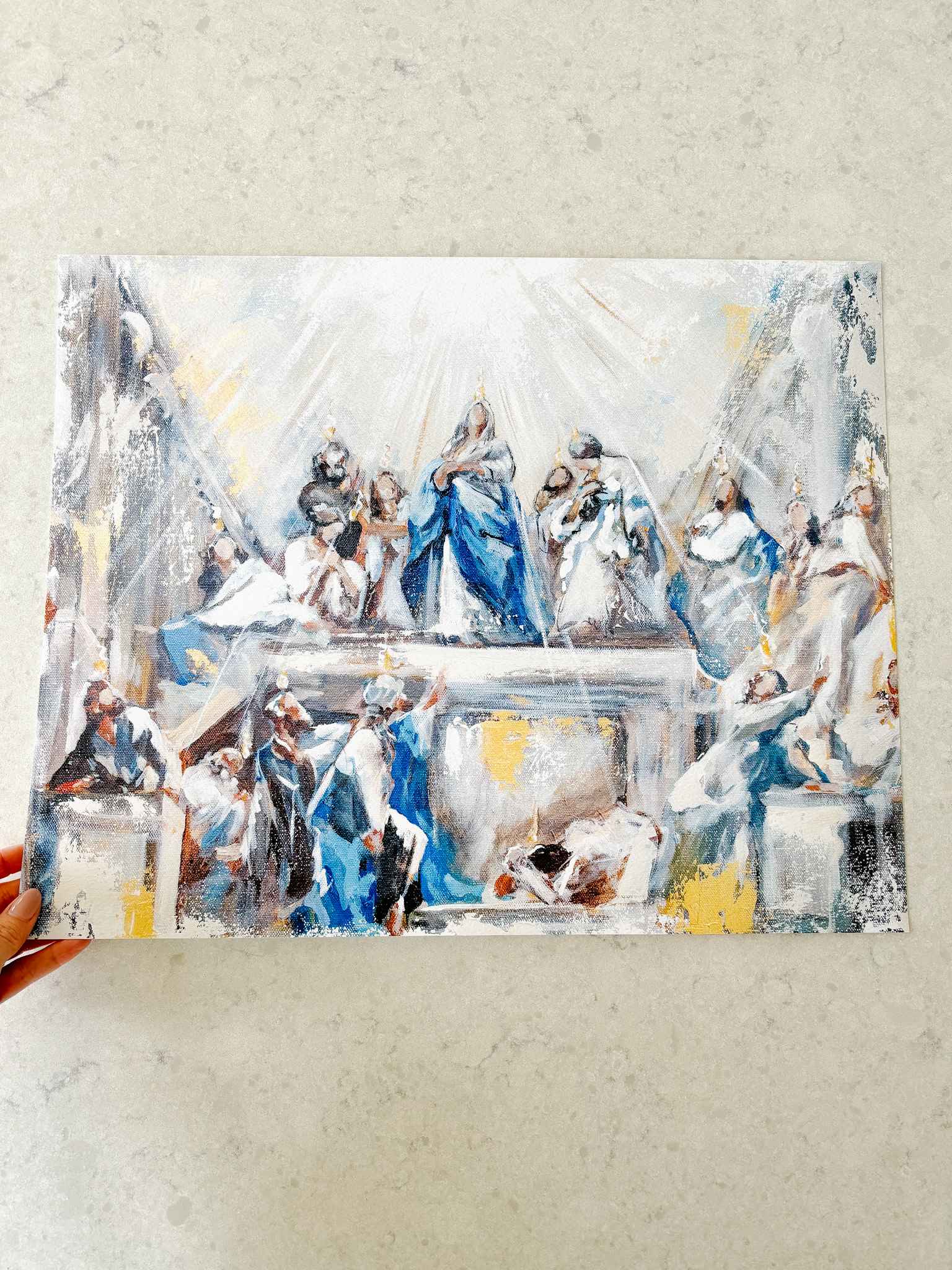 Pentecost Print - Religious Wall Art Decor for Home, Church & Office - Inspirational Christian Gifts & Faith-Based Decorations