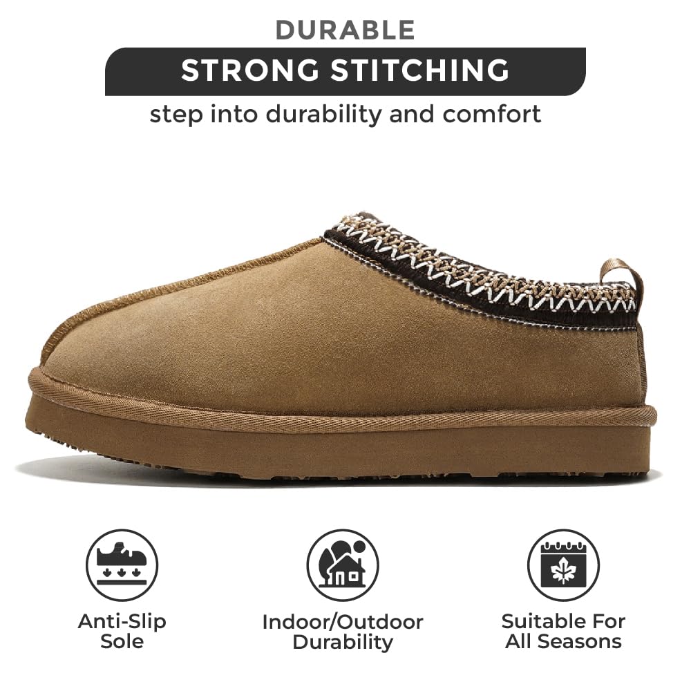 **Women's Genuine Australian Sheepskin & Real Shearling Fur Slippers - Cloud Memory Foam Indoor/Outdoor Fuzzy House Shoes - Cozy Winter Gifts for Her (Nerita) | Perfect for Lounging, Home Comfort & Cold Weather Wear**