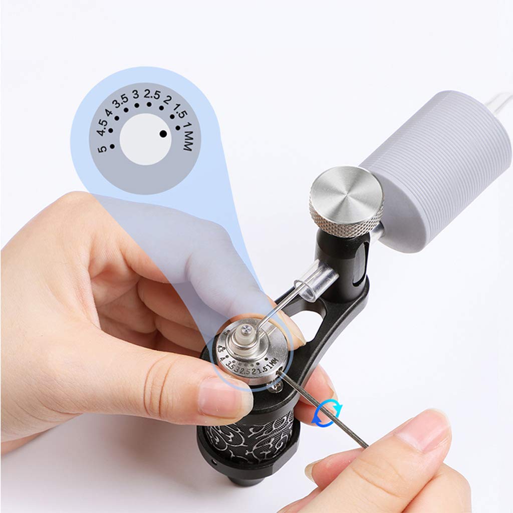Professional Rotary Tattoo Machine Gun - High Precision Motor Tool for Liner & Shader Tattoo Artists | Ideal for Studio, Home & Professional Tattoo Work