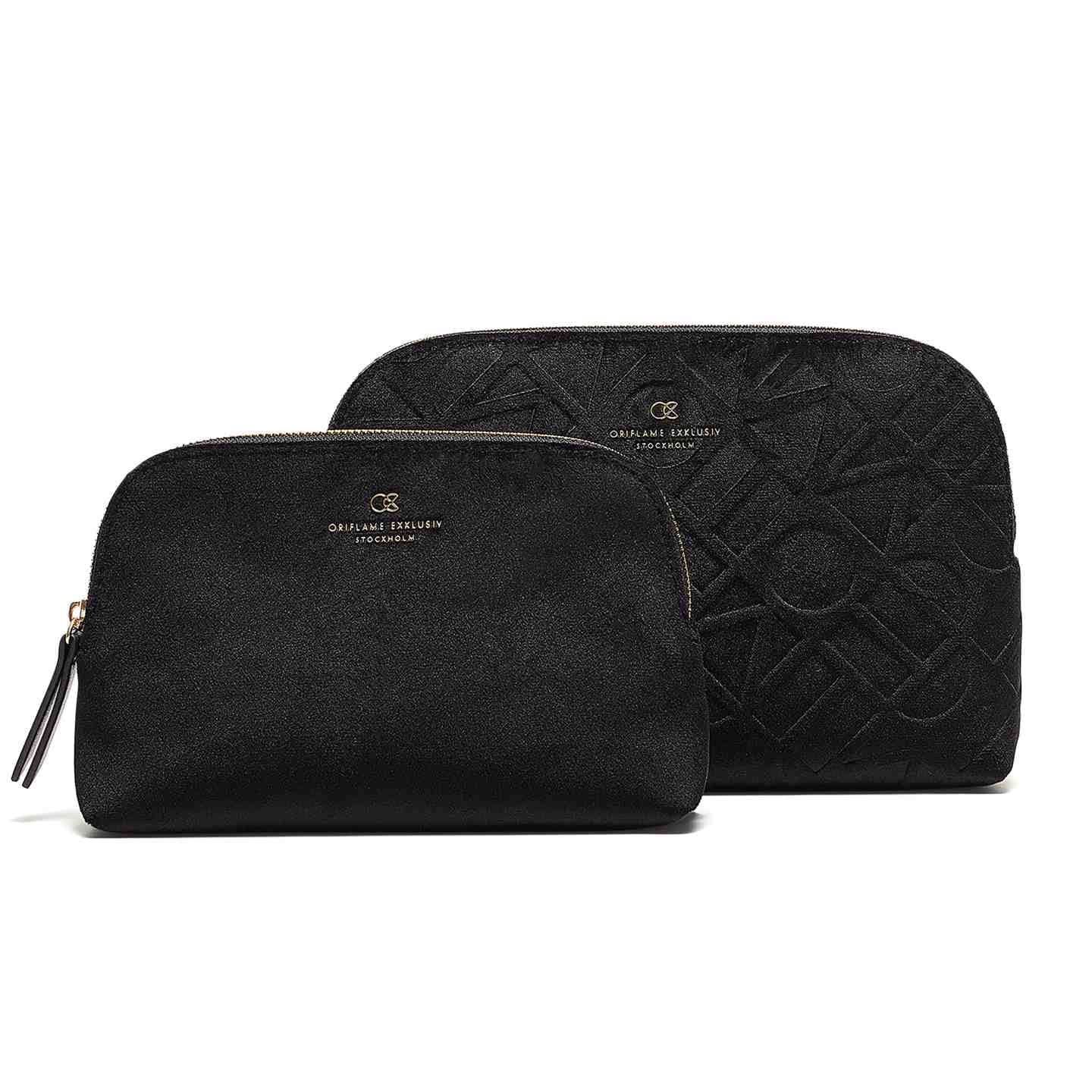 Jubilee Waterproof Cosmetic Pouch Set of 2 - Travel Makeup Bag Organizer for Toiletries & Beauty Essentials | Perfect for Vacation, Gym, and Daily Use