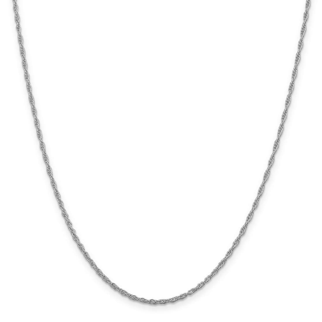 Premium Sterling Silver Highly Polished Loose Rope Chain Necklace for Women - Elegant Layering Piece for Everyday Wear & Special Occasions