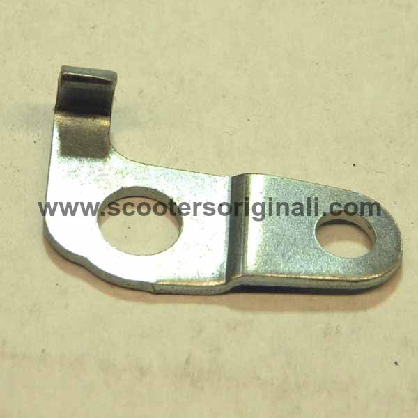 Vespa Front Brake Cable Clamp - Right Side Replacement Part for Scooter Braking System | Perfect for Vespa LX, Primavera & Sprint Models | DIY Repair & Maintenance Accessory