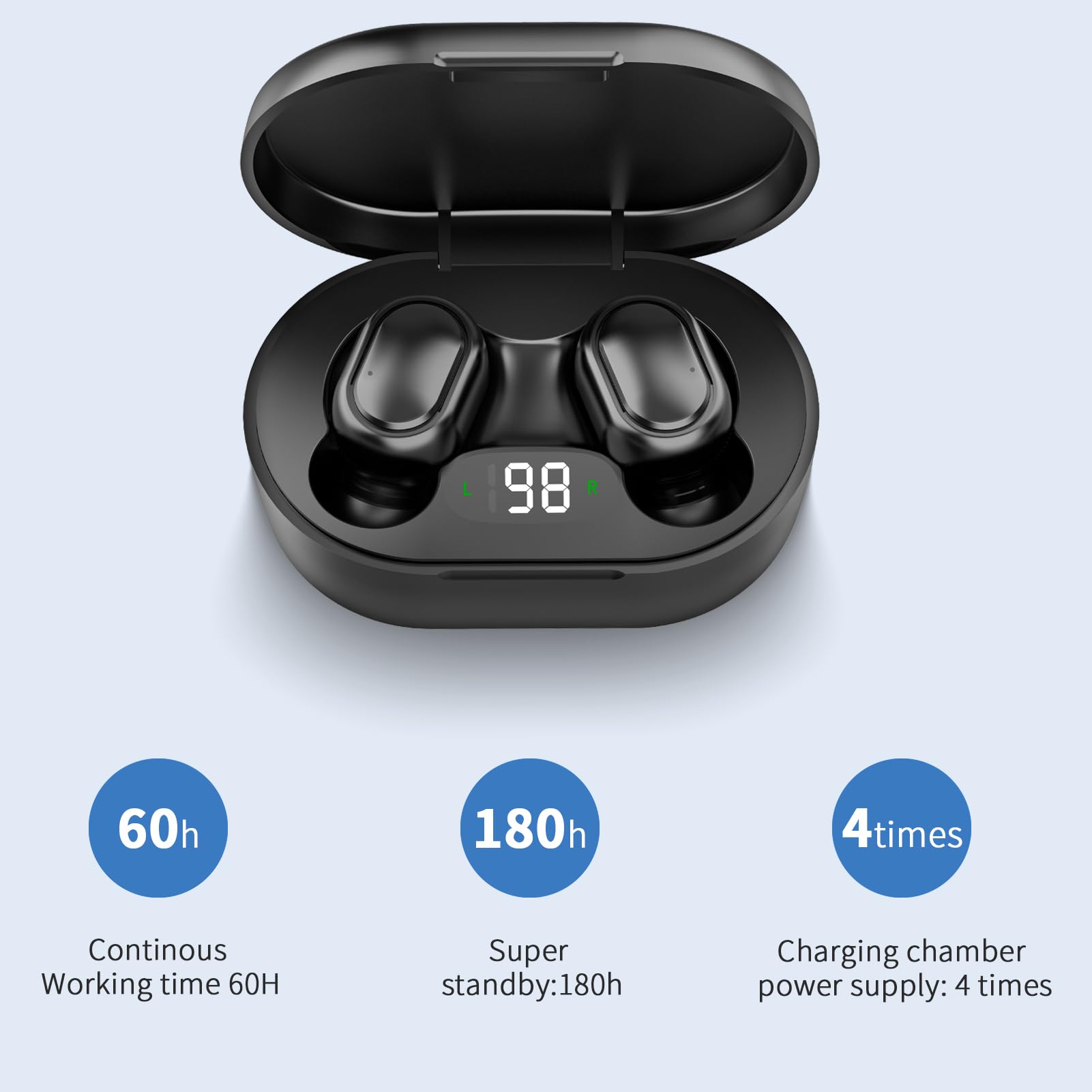 Rechargeable Digital Hearing Aids for Seniors & Adults - 16-Channel Bluetooth Hearing Amplifier with TV Mode - Clear Sound for Conversations, Watching TV, and Outdoor Activities