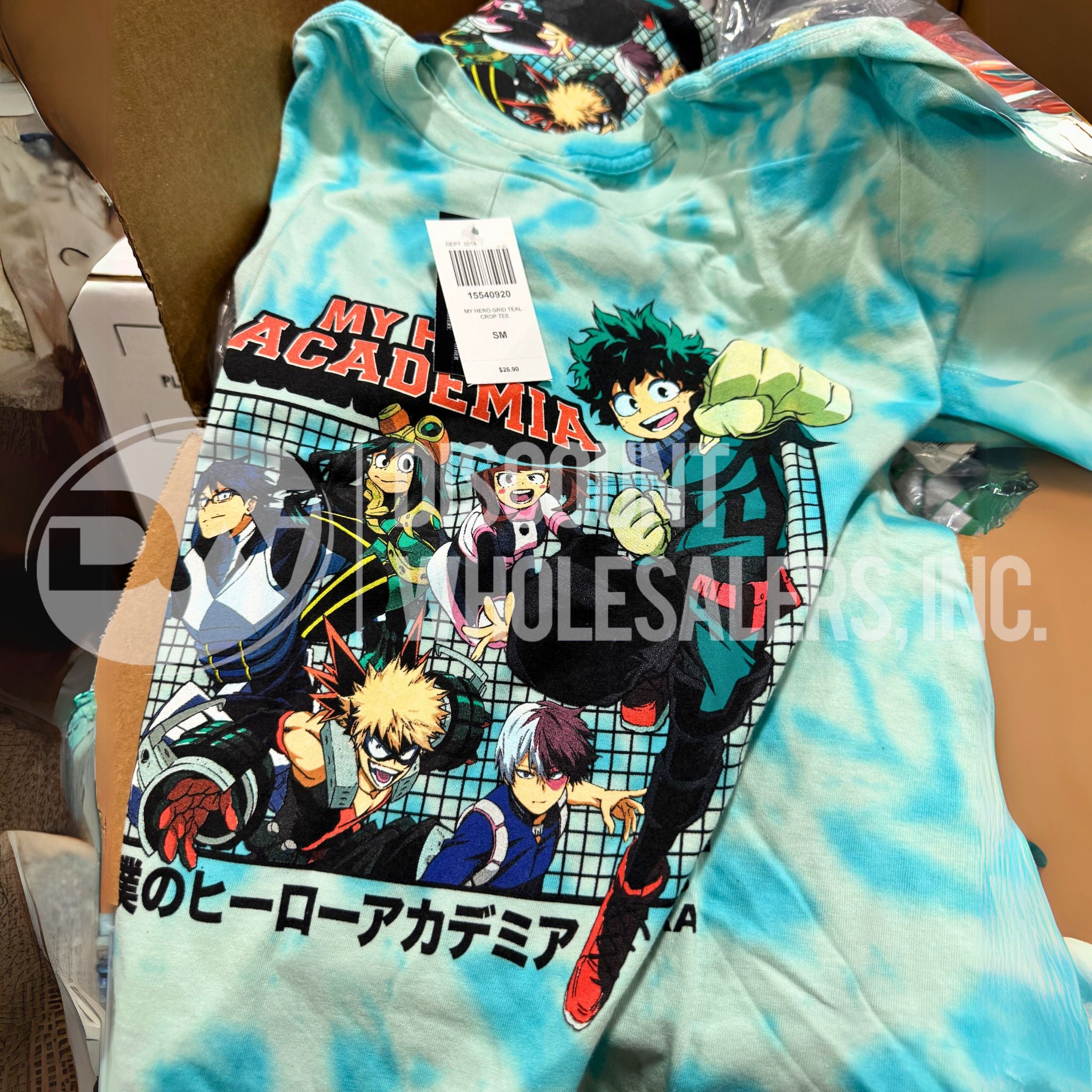 100 Pcs Bulk Anime T-Shirts & Marvel Character Tees - Assorted Graphic Apparel Mix for Cosplay, Gifts & Casual Wear