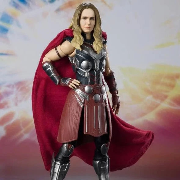 S.H.Figuarts Mighty Thor Action Figure - Premium Collectible Marvel Movie Toy for Display & Role Play | Perfect for Fans, Collectors & Gift Giving