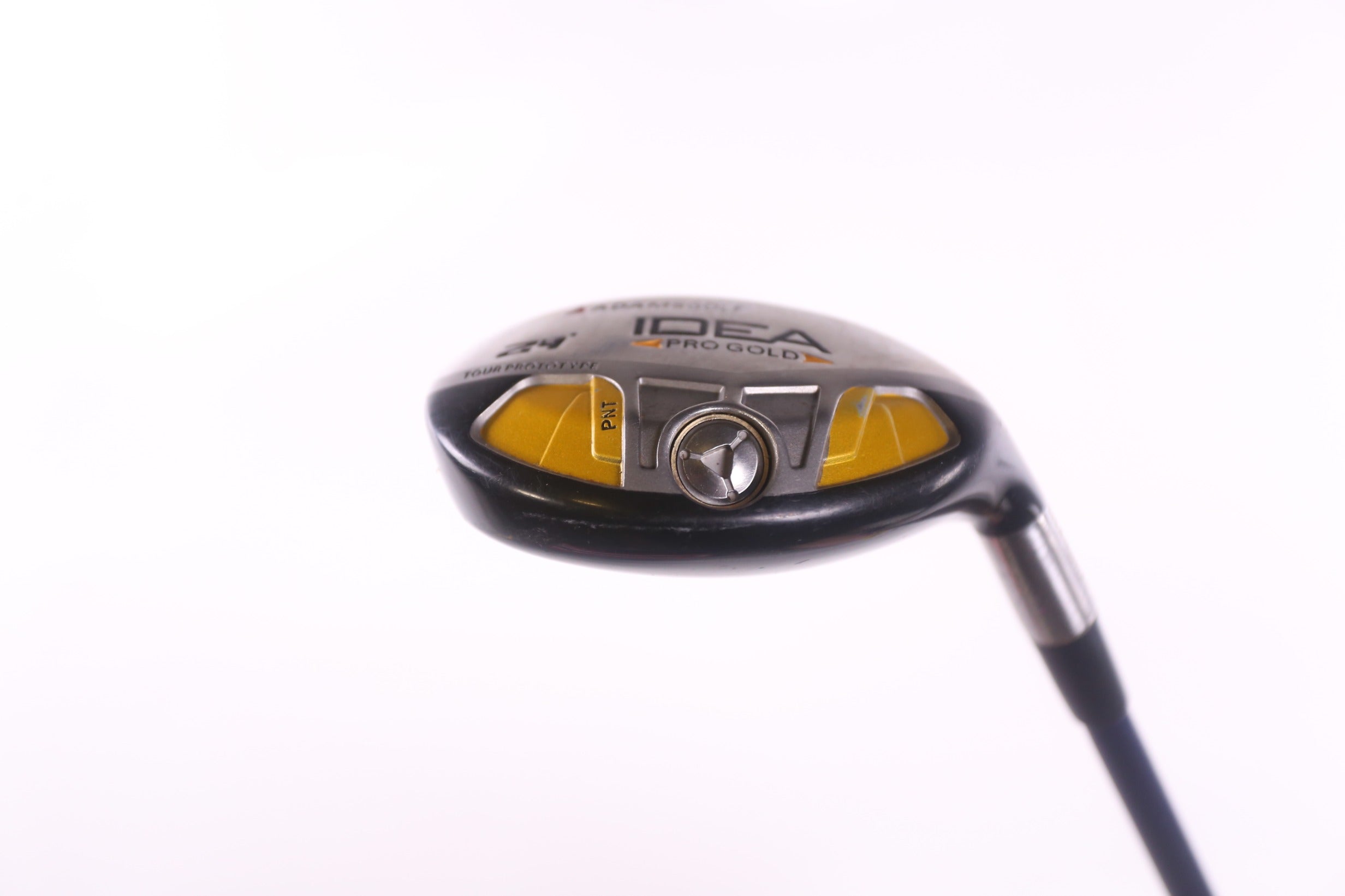 Adams Idea Pro Gold PNT 4H Hybrid Golf Club - 24° Right Handed Extra Stiff Flex - Used - Perfect for Approach Shots & Long Fairway Play
