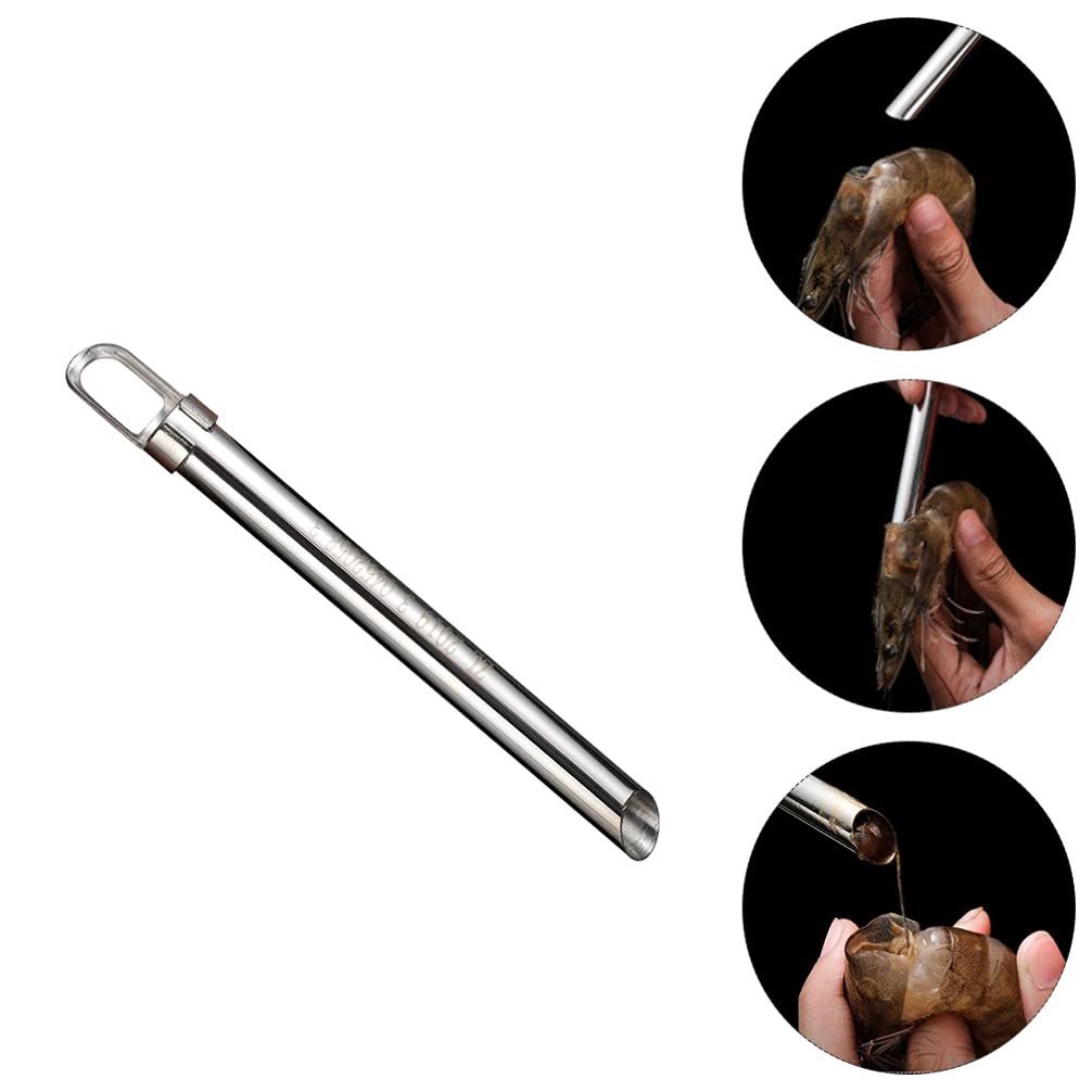 Cabilock Stainless Steel Shrimp Peeler Tool - 1pc Shrimp Deveiner, Cleaner & Cutter for Easy Peeling & Cleaning - Perfect for Home Cooking, Seafood Restaurants & BBQ Parties