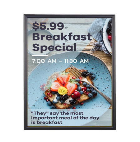 27x39 Poster Frame - SwingFrame Wide Face Display for Art, Photos & Posters - Perfect for Home, Office & Gallery Decor