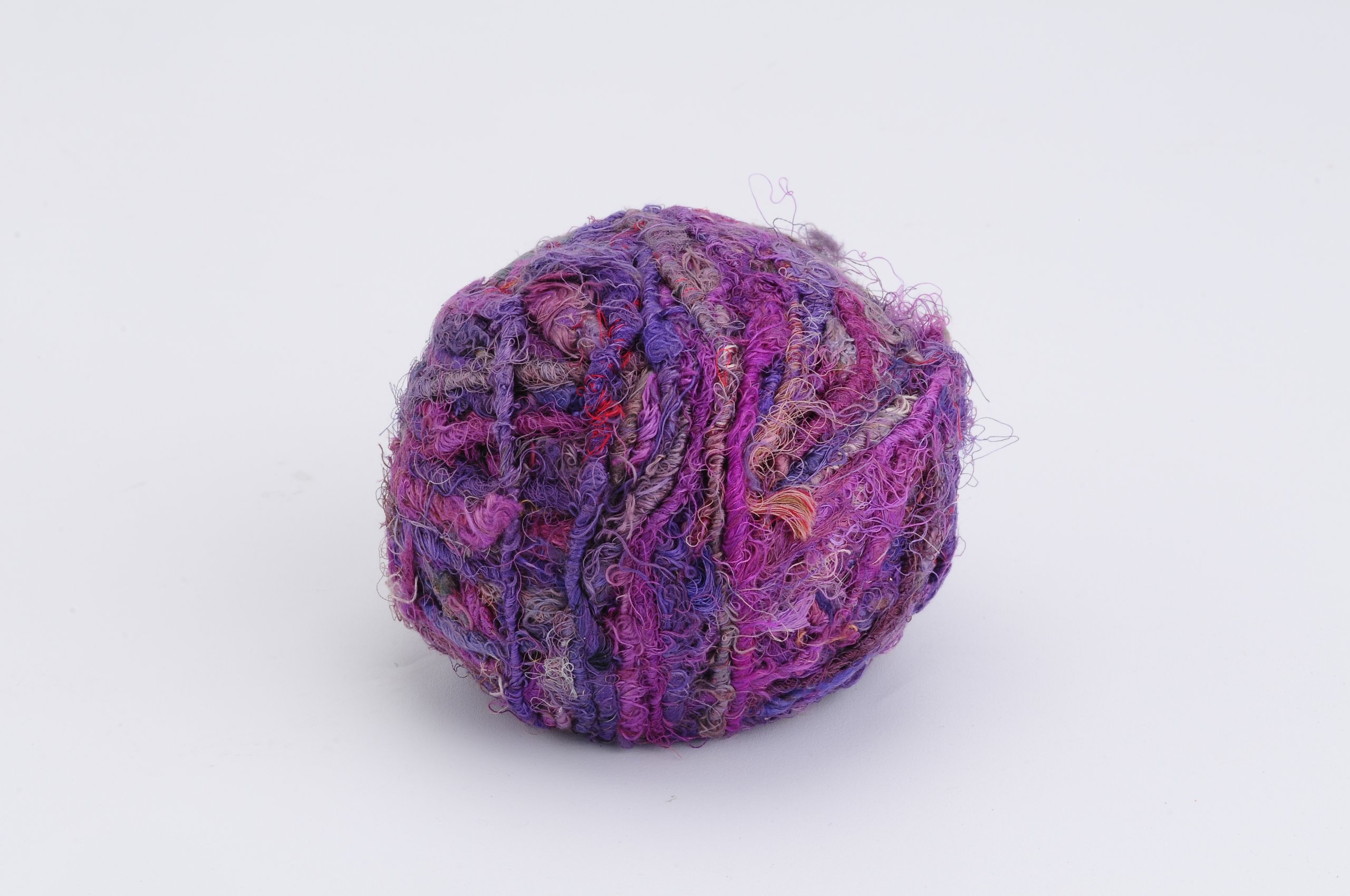 100% Pure Himalayan Silk Yarn for Knitting - Soft Luxury Purple Thread - Perfect for Scarves, Shawls & Baby Clothes