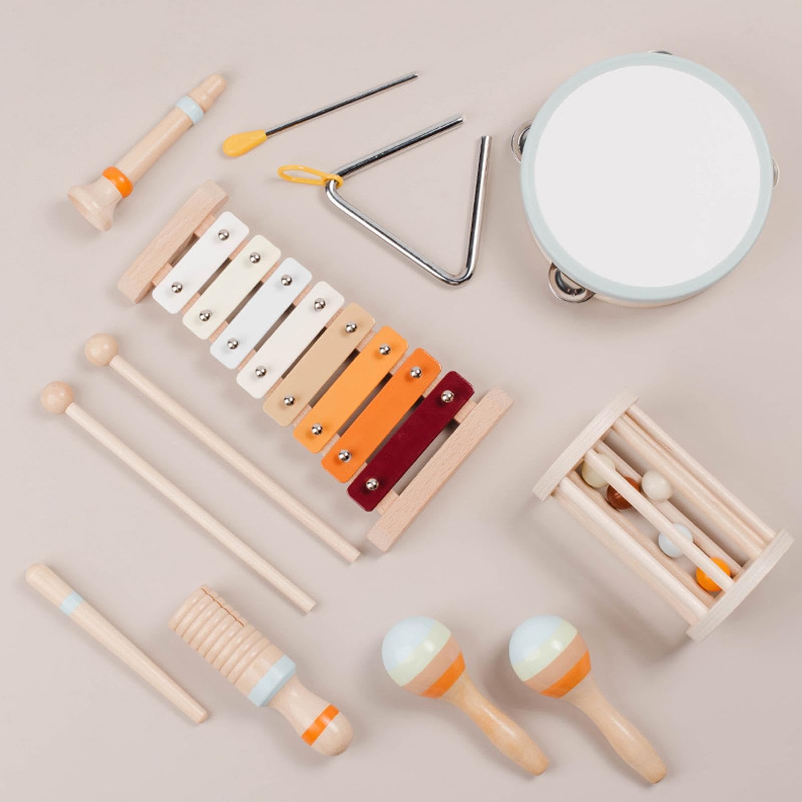 Wooden Musical Instrument Set for Kids - Creative Baby & Preschool Educational Toys | Perfect for Early Learning, Music Exploration & Toddler Playtime