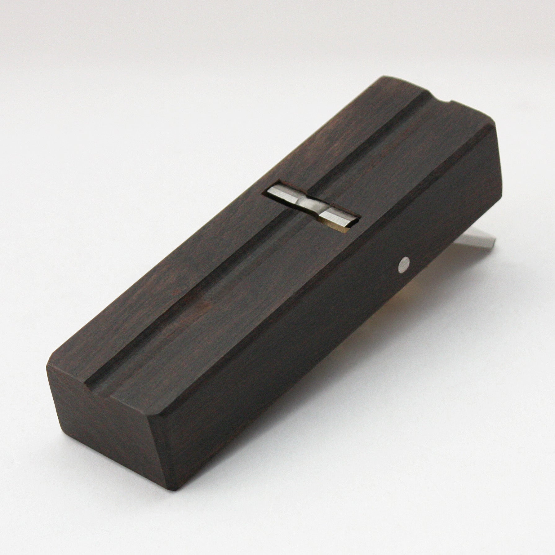 Premium Kakuri Mini Ebony Hand Plane No.2 R3 Concave - Japanese Woodworking Tool for Fine Carpentry & Model Making | Perfect for Detailed Wood Carving, Furniture Repair & DIY Crafts