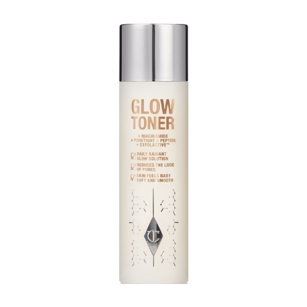 Charlotte Tilbury Glow Toner - Hydrating & Brightening Facial Toner for Radiant Skin | Perfect for Daily Skincare Routine & Makeup Prep