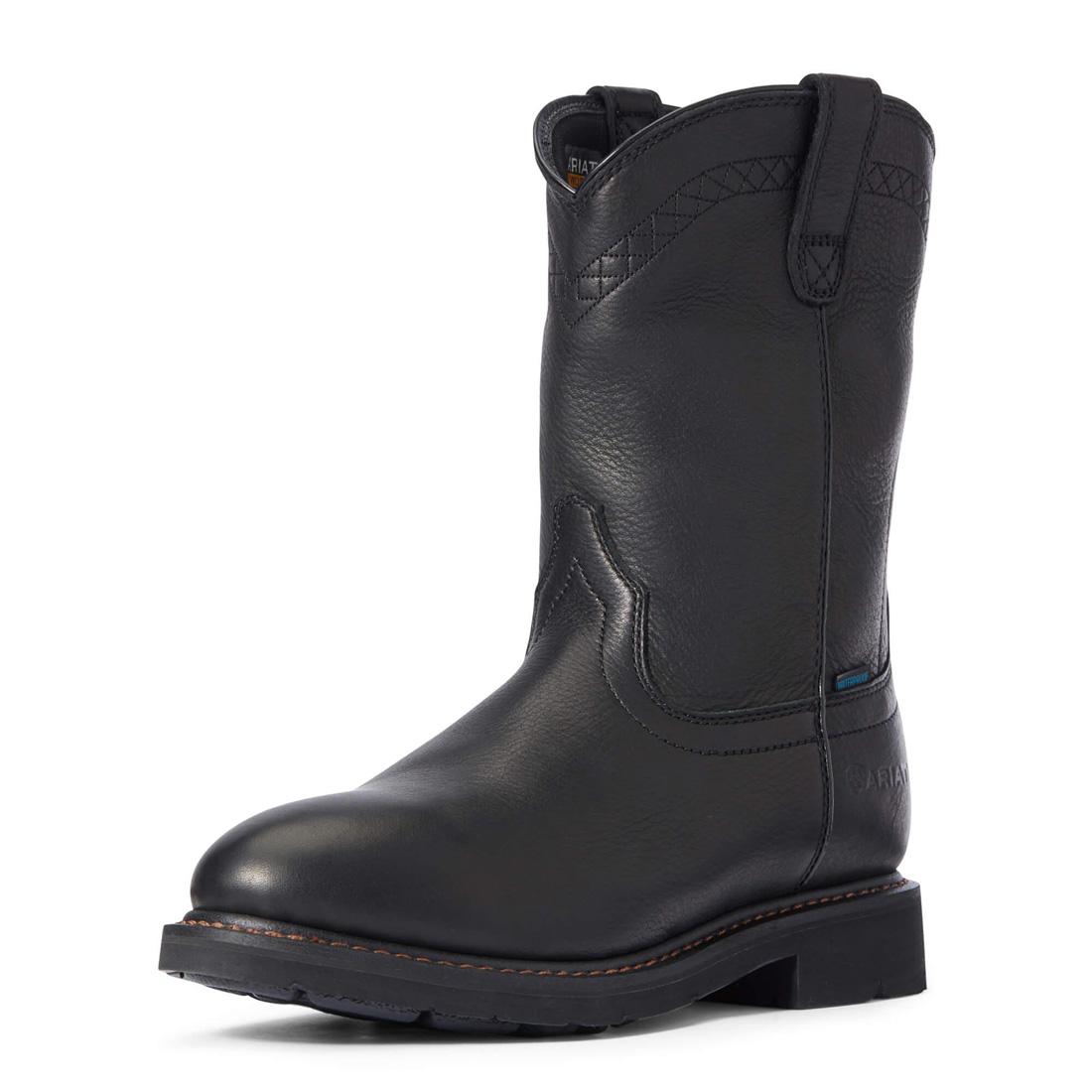 Waterproof Soft Toe Pull On Boots for Men & Women - Comfortable Slip Resistant Work Boots for Hiking, Construction & Outdoor Activities