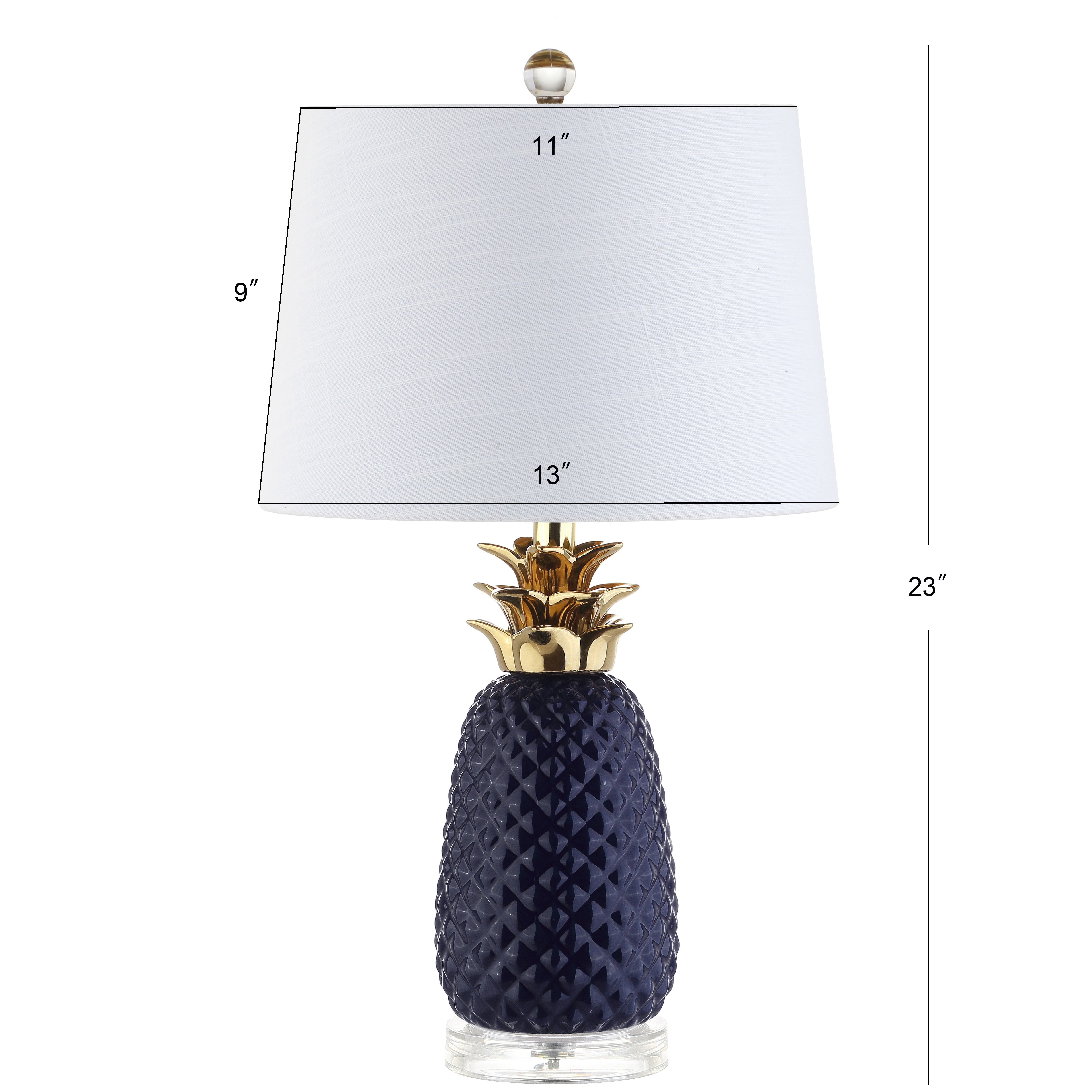 Modern Pineapple Ceramic LED Table Lamp - 23