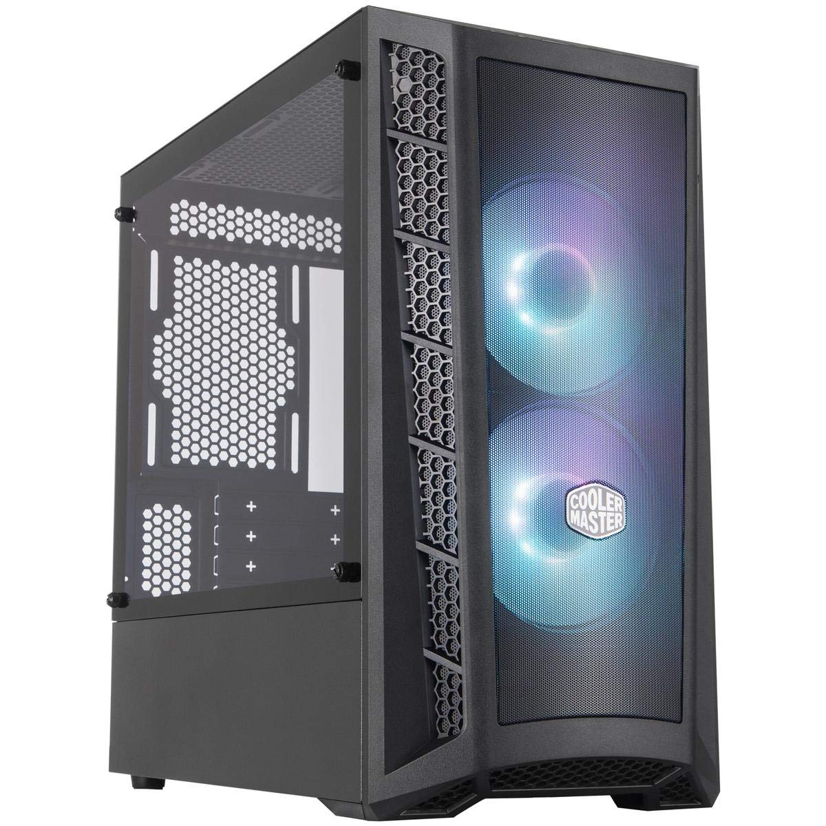 Cooler Master MasterBox MB311L ARGB Micro-ATX PC Case - Dual ARGB Fans, Mesh Front Panel, Tempered Glass Side Panel for Optimal Airflow | Perfect for Gaming Rigs & Workstation Builds
