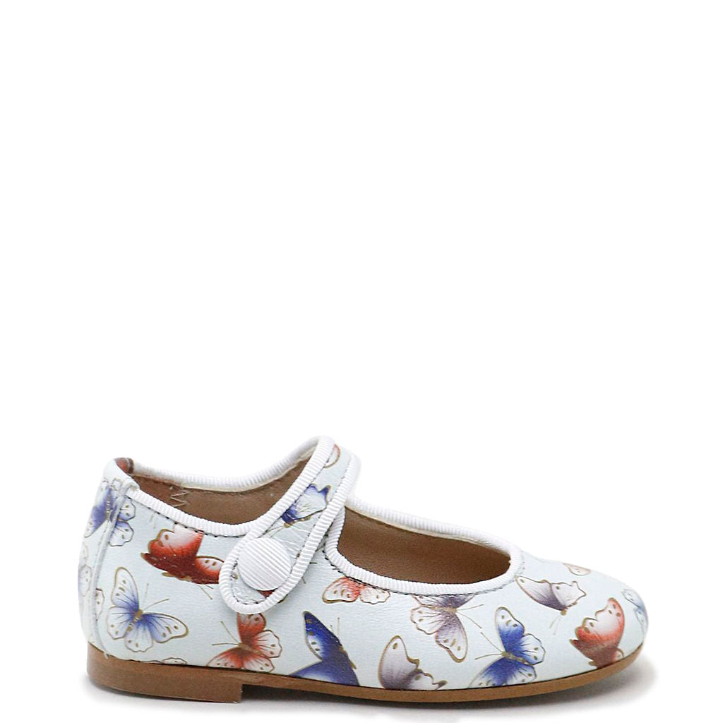 Colorful Butterfly Mary Jane Shoes for Girls - Comfortable & Stylish Flats for School, Parties & Everyday Wear
