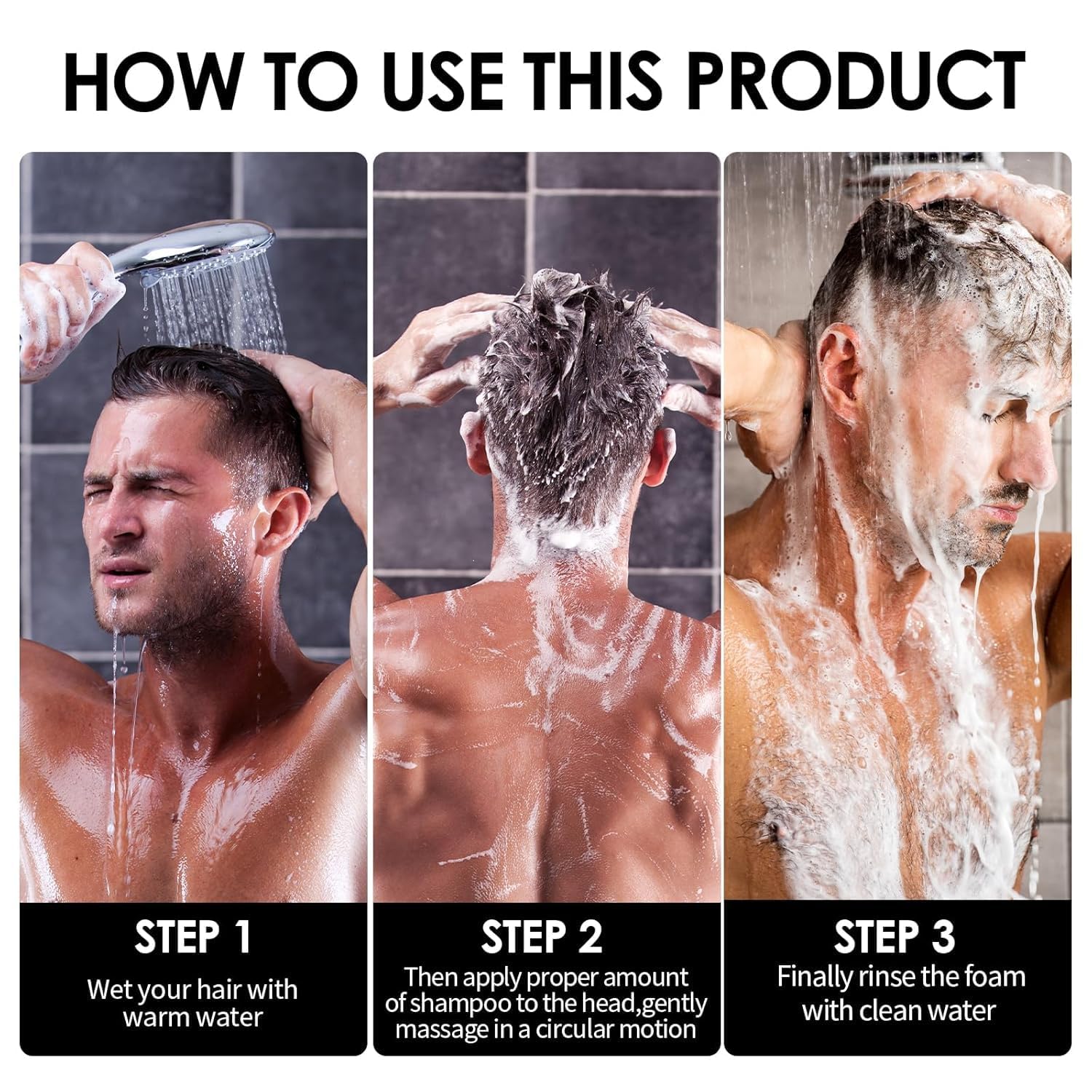 2025 New Spartan Root Activator Shampoo for Gray Hair Regrowth & Strengthening - Hair Restoration Treatment for Men & Women - Promotes Smooth, Strong Mane - Ideal for Daily Hair Care & Scalp Nourishment (1PC)