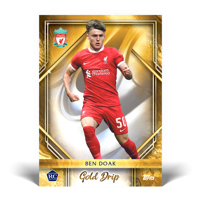 Official Topps Liverpool FC 2023/2024 Team Set Trading Cards Box - Perfect for Soccer Collectors and Fans to Display or Trade