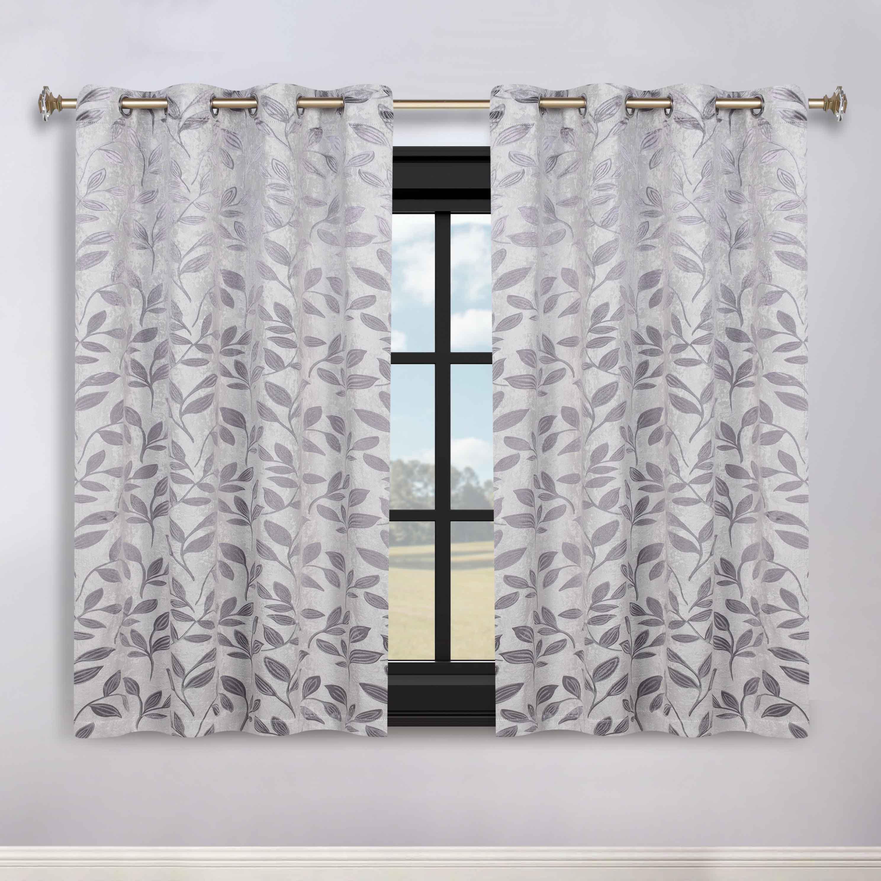 Machine Washable Blackout Curtains for Bedroom - Set of 2 Panels, Thermal Insulated Room Darkening Drapes for Nursery, Living Room & Home Theater