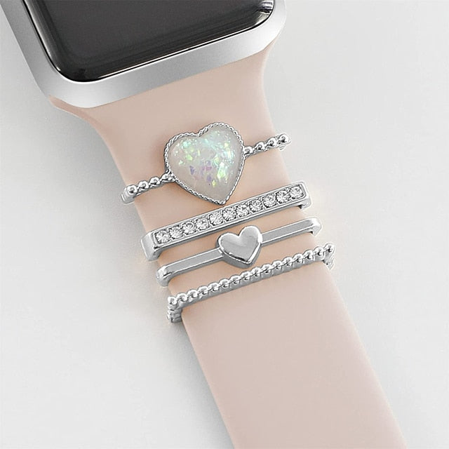 Elegant Watch Band Jewelry Charms - Stylish Decorative Accessories for Apple Watch, Fitbit & More | Perfect for Gifts, Parties & Everyday Wear