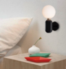 DILLIA Modern Minimalist Wall Lamp - Sleek LED Sconce Lighting for Bedroom, Living Room & Hallway - Perfect for Ambient and Accent Lighting