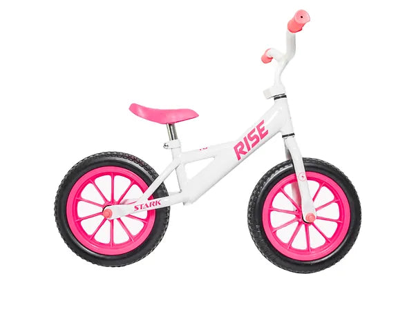 12 Inch Kids Bike with Training Wheels - Pink Rise Power Bicycle for Boys & Girls - Perfect for Backyard Rides, Neighborhood Cruising & Learning to Cycle