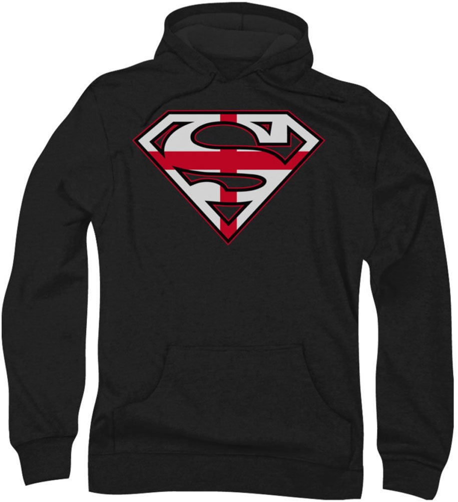 Superman Shield Hoodie for Men - Stylish & Comfortable Pullover Sweatshirt | Perfect for Casual Wear, Cosplay & Superhero Fans