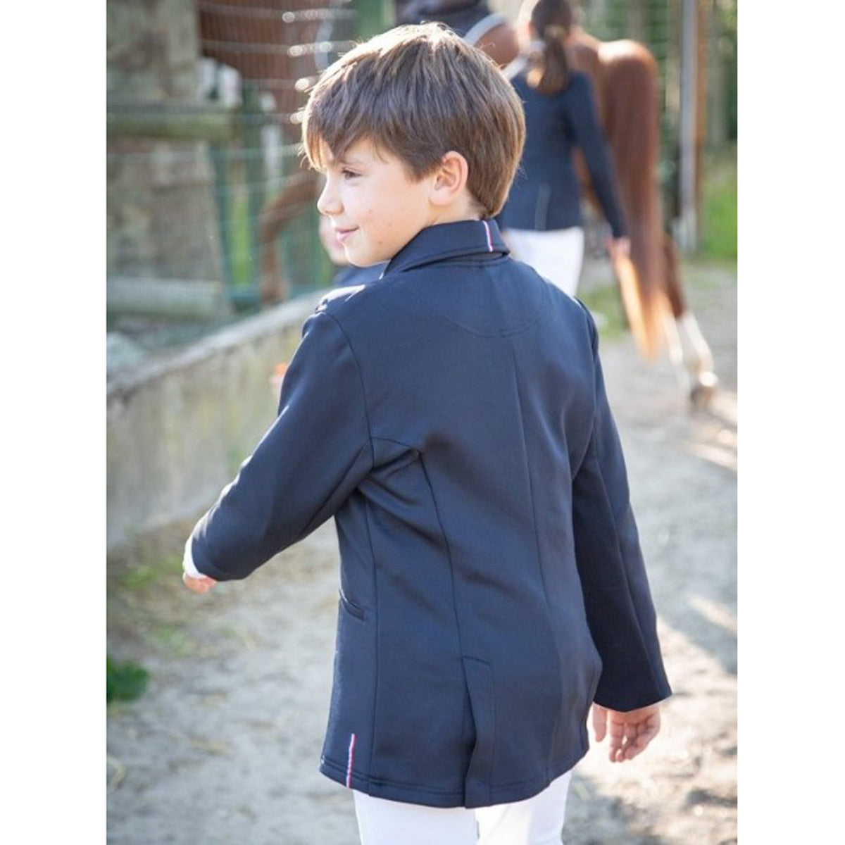 Jump'in Boys' Competition Jacket – Lightweight Waterproof Track Jacket for Running & Outdoor Sports – Perfect for School Events & Athletic Training