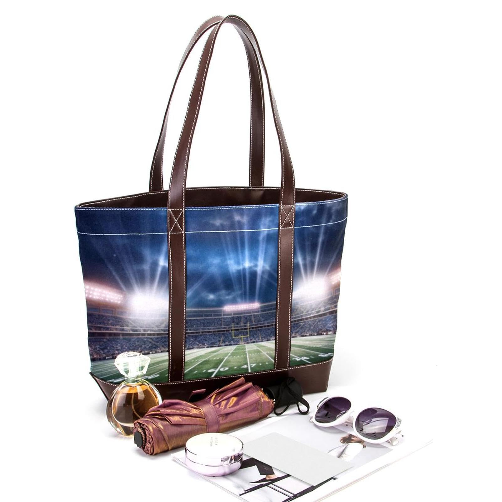 Stylish Women's Tote Bags & Purses - Fashionable Handbags for Everyday Use | Perfect for Work, Travel, and American Football Stadium Outings