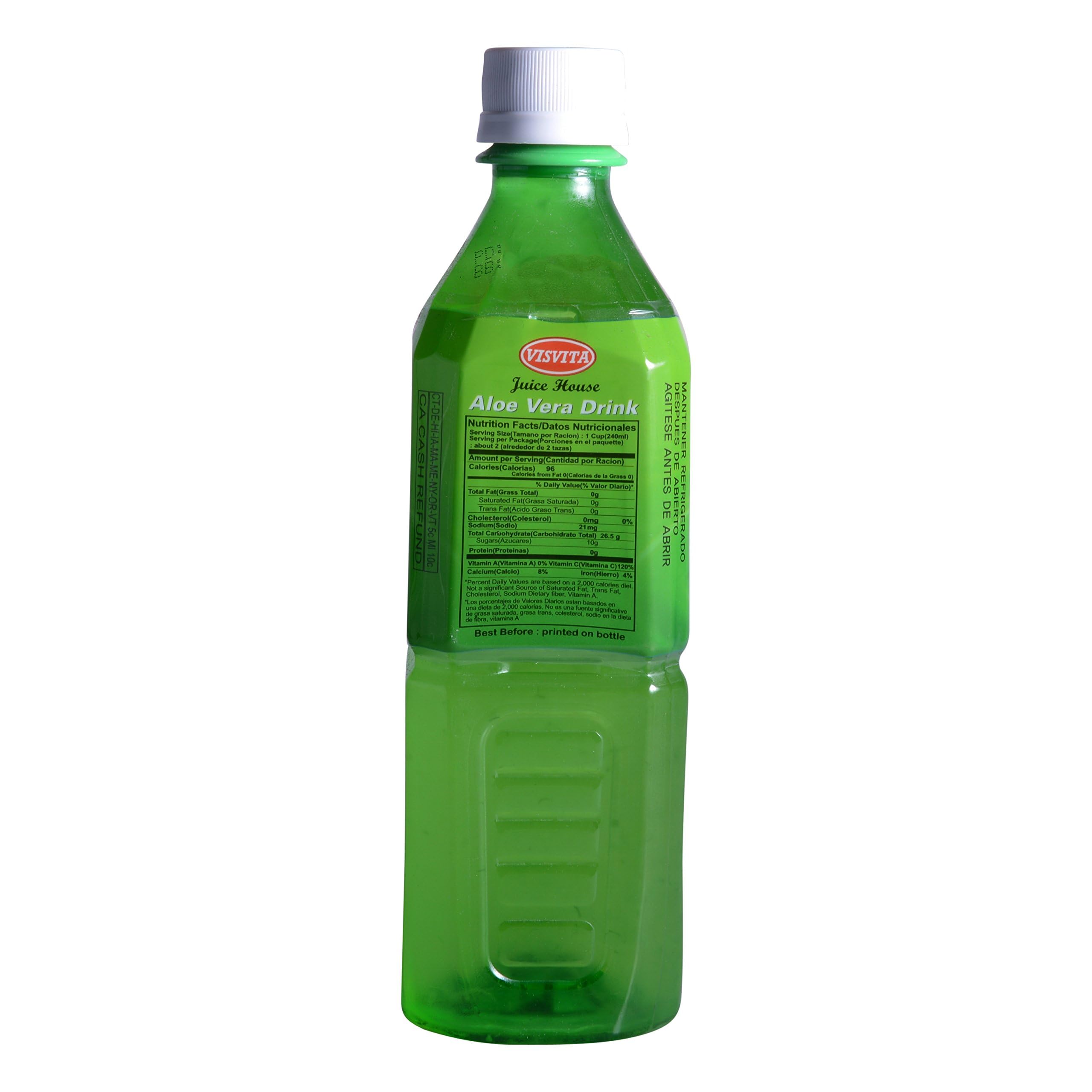 Organic Aloe Vera Juice for Digestion & Hydration - Cold Pressed, No Sugar Added - Perfect for Detox, Skin Care & Weight Loss - Juice House Brand