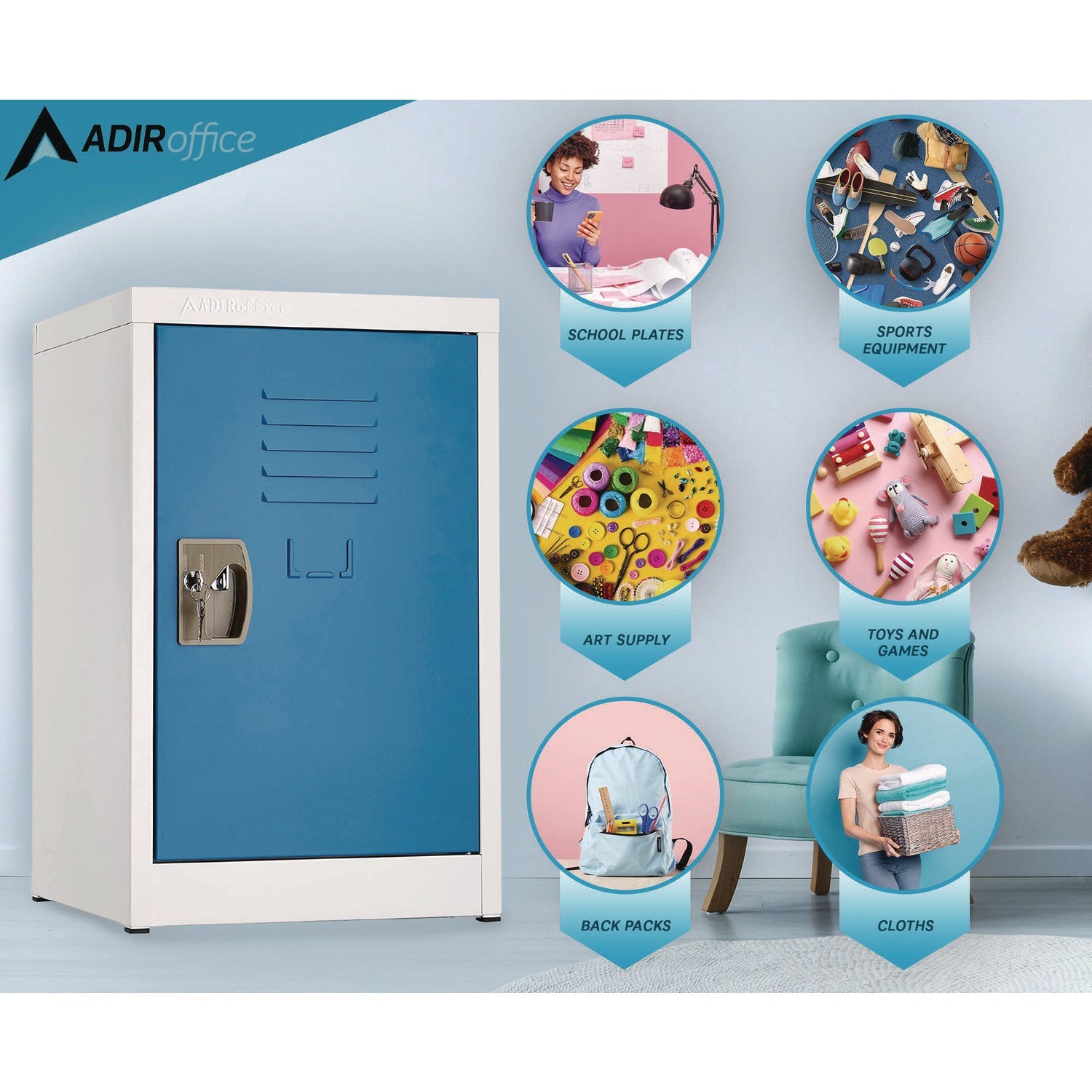 Steel Storage Locker with 1 Compartment - 15